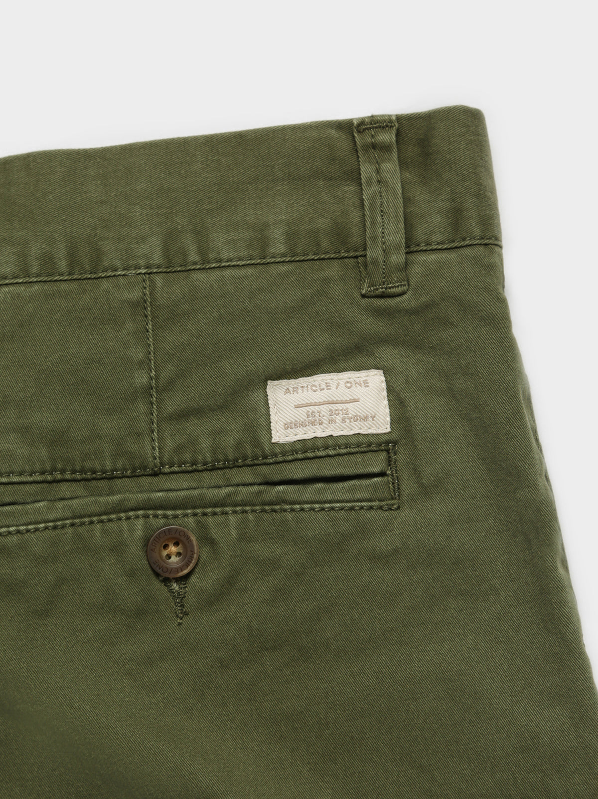 Hunter Chino Shorts in Olive