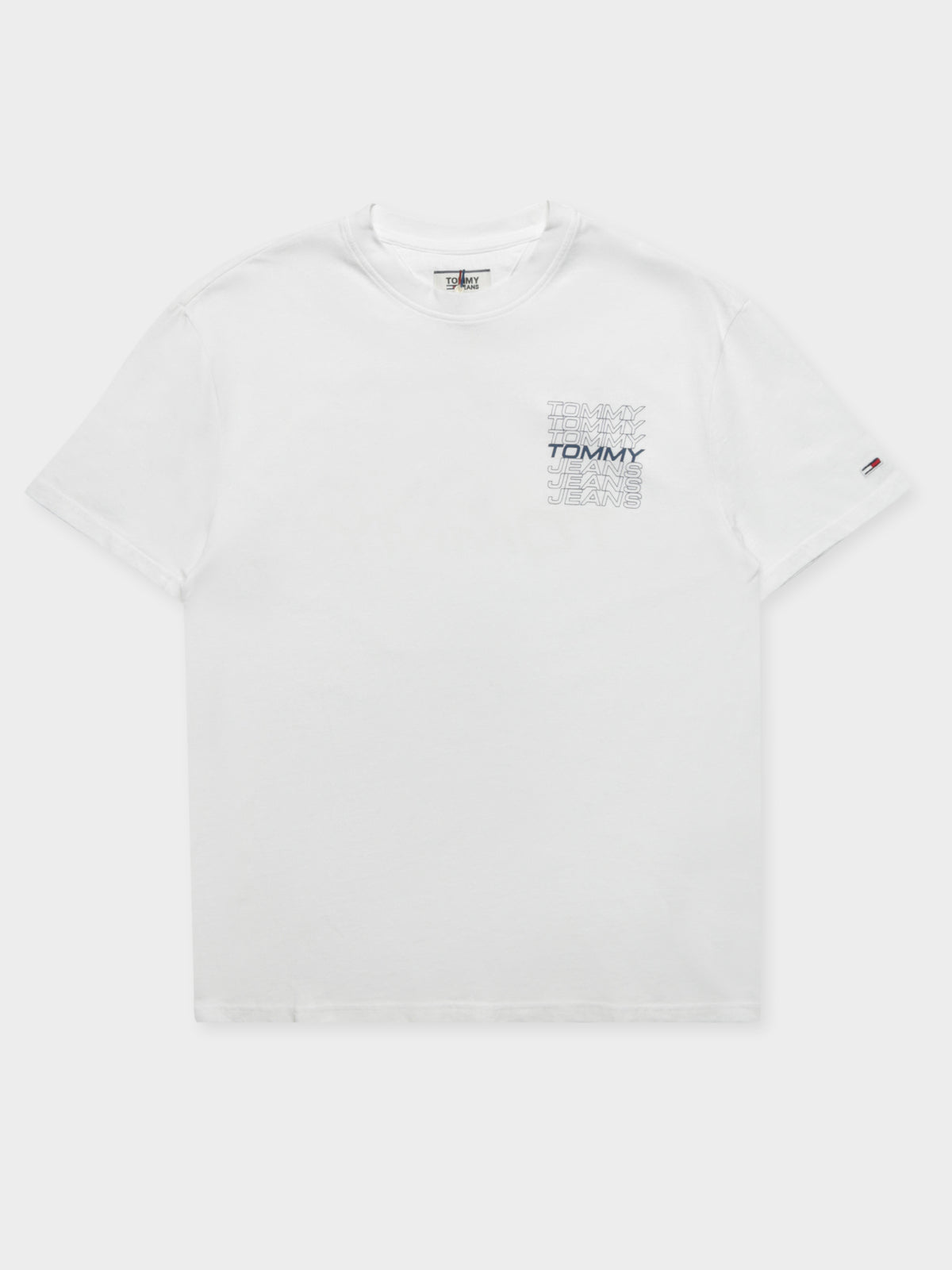 Repeat Logo T-Shirt in White