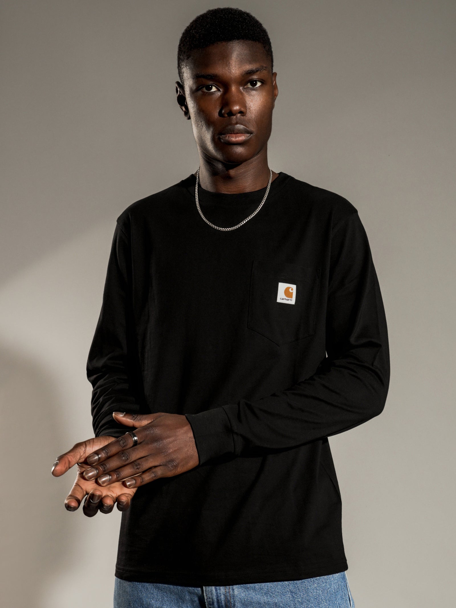 Long Sleeve Pocket T-Shirt