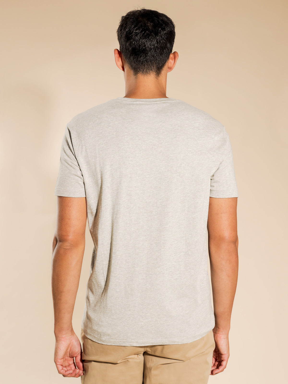 Custom Slim Fit T-Shirt in Grey