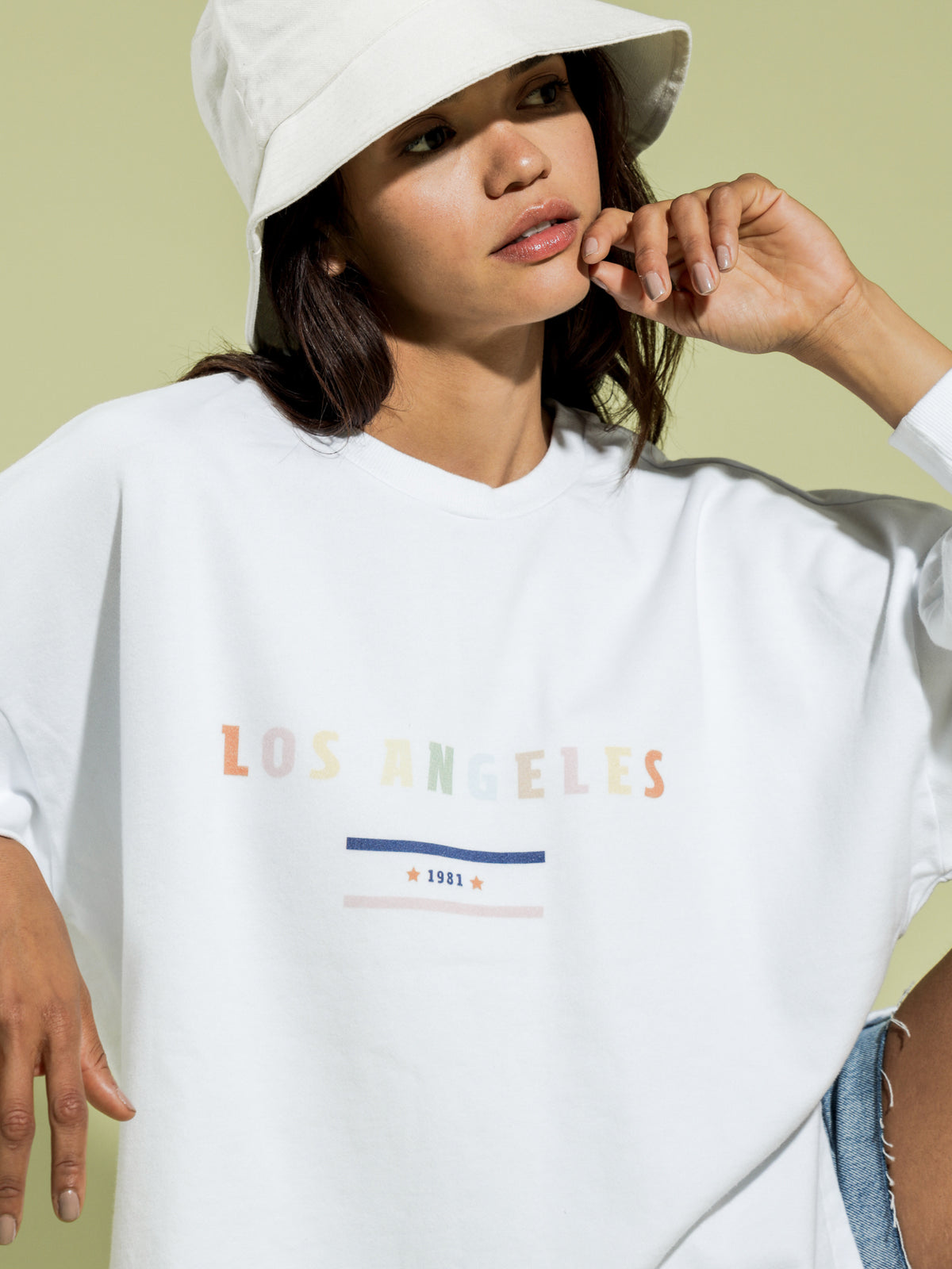 LA Sweatshirt in White