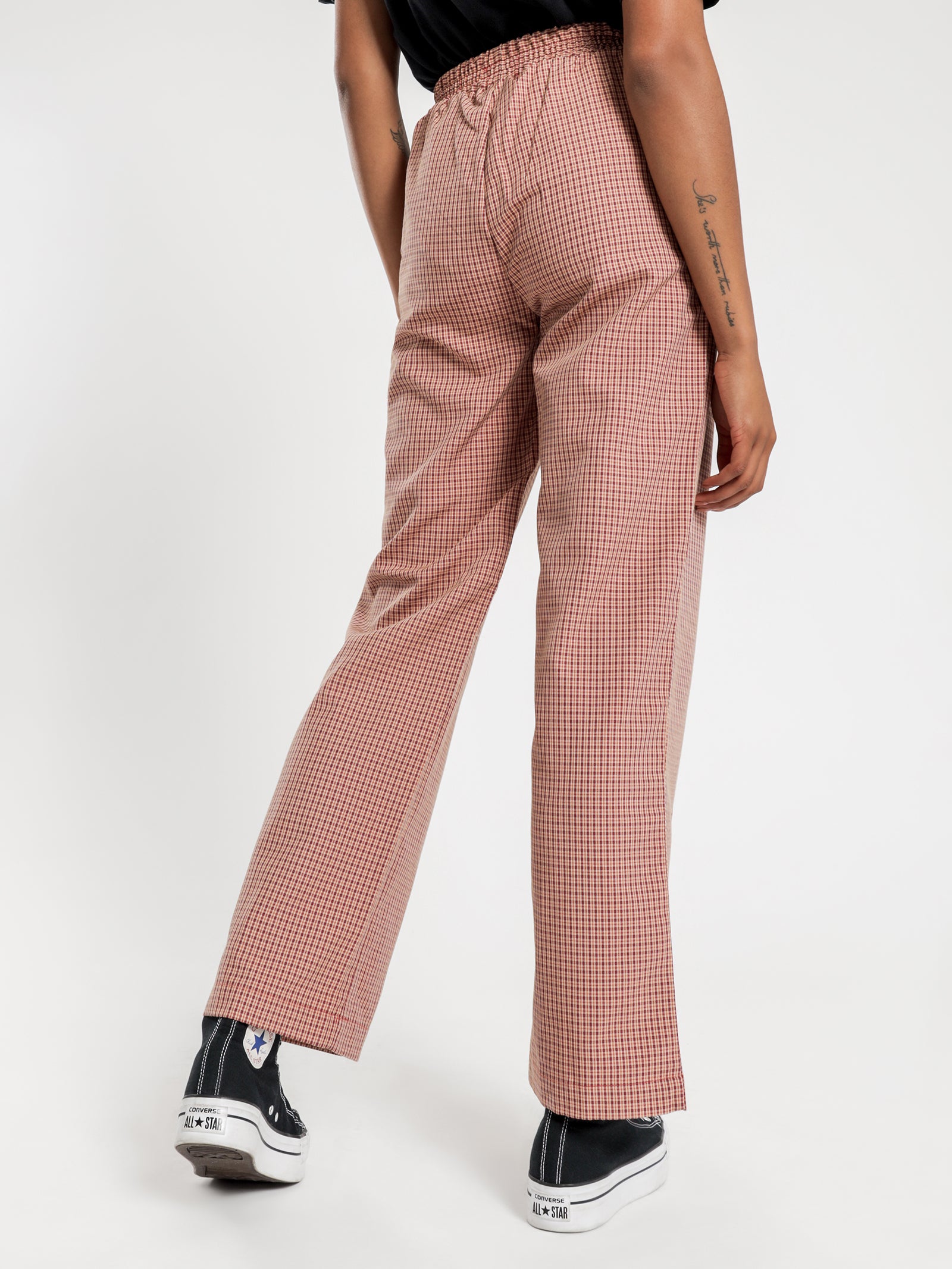 Airlie Check Trackpants