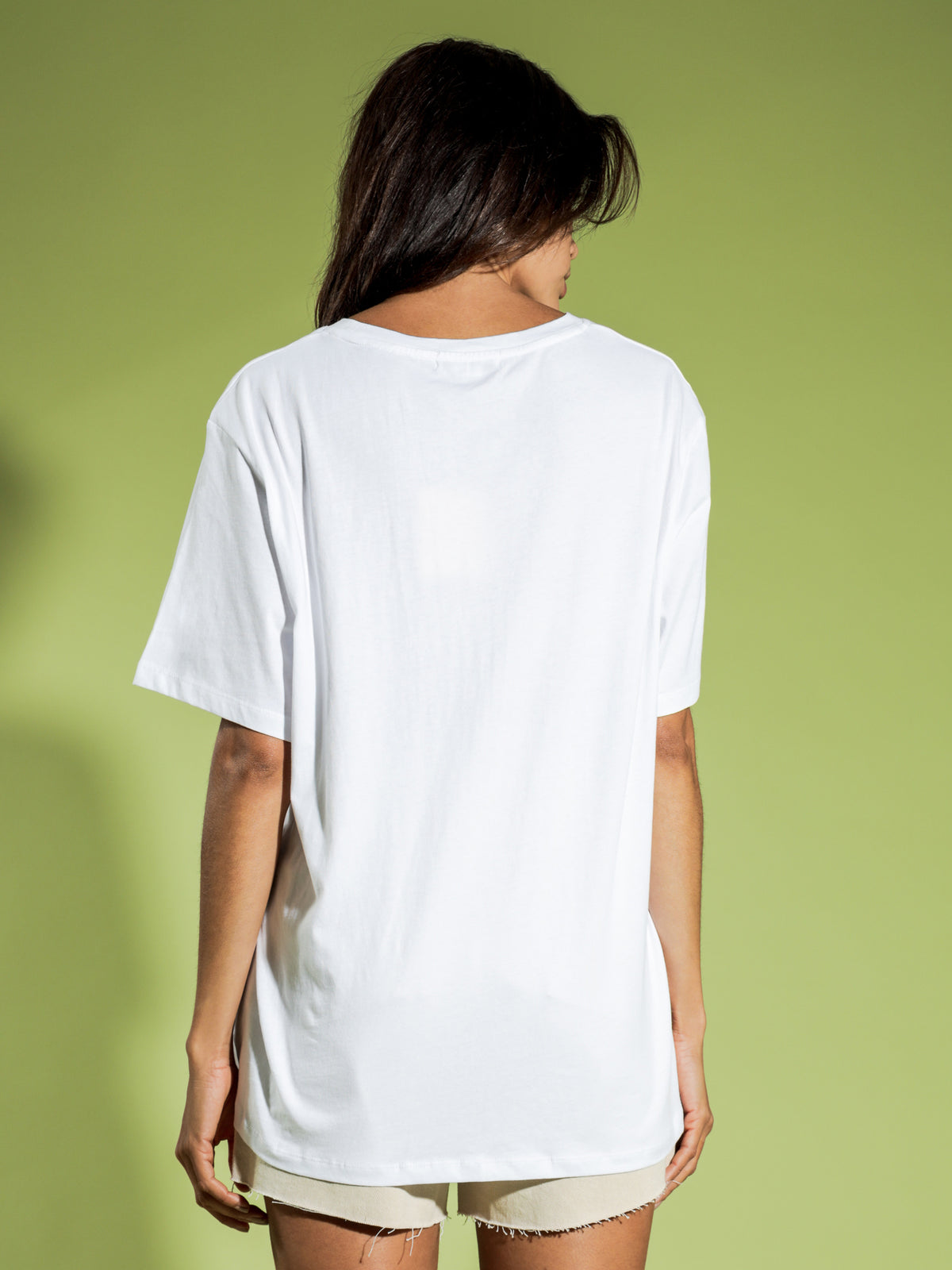 Charlie Holiday Sweet Escape Oversized Boyfriend T-Shirt | White