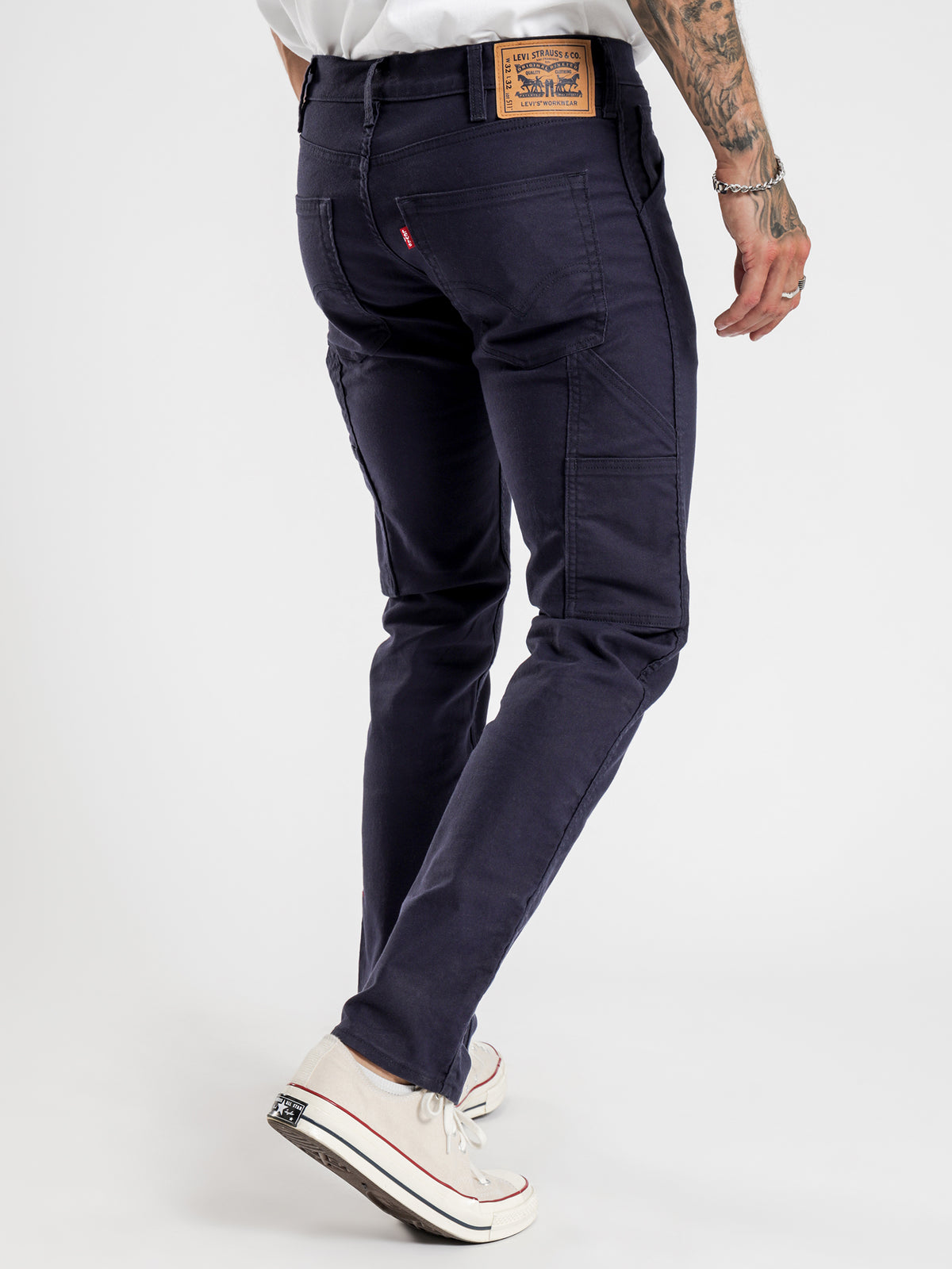 511™ Slim Fit Workwear Utility Pants in Nightwatch Blue Canvas