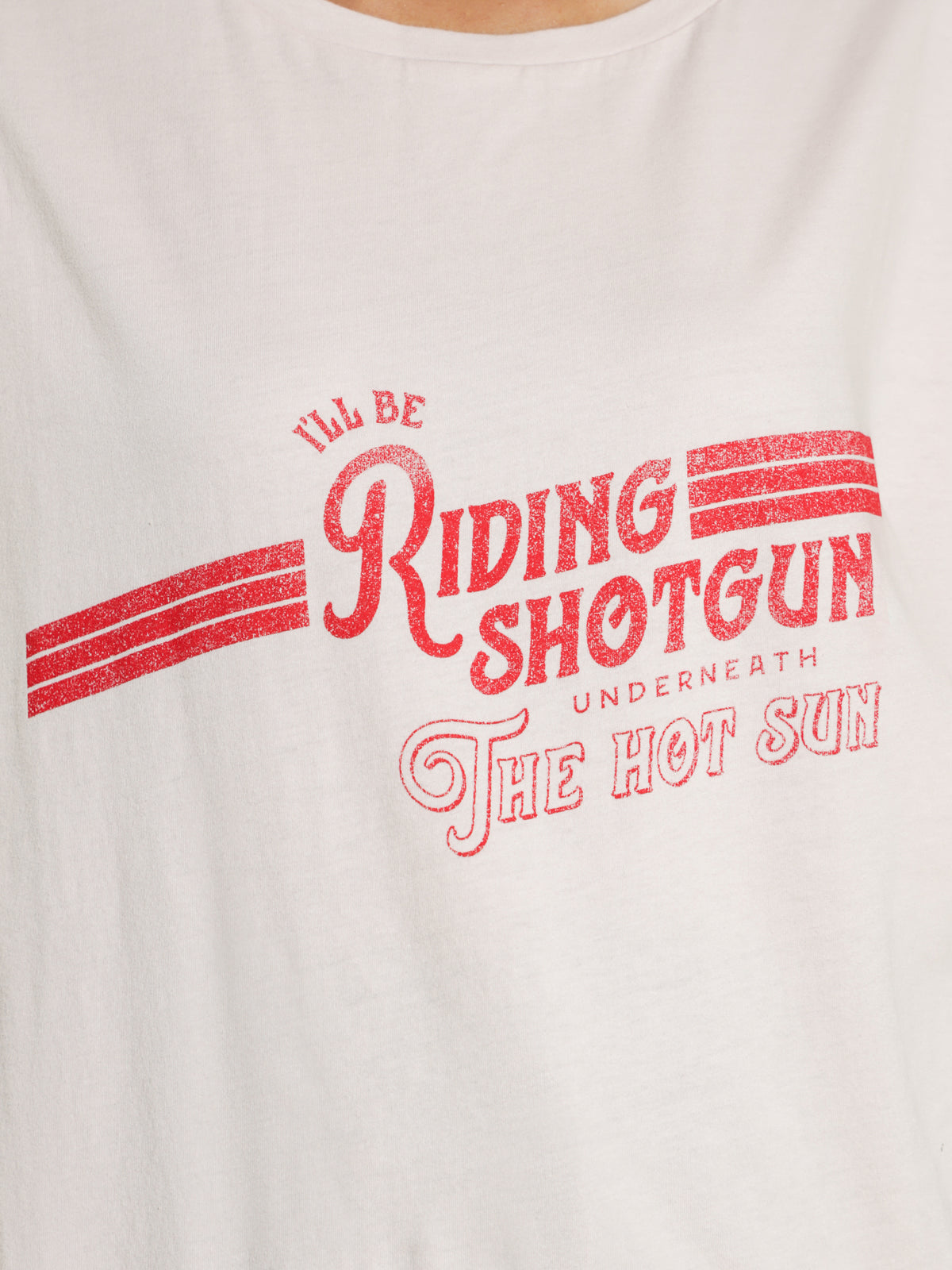 Shotgun Oversized T-Shirt in Rose Water