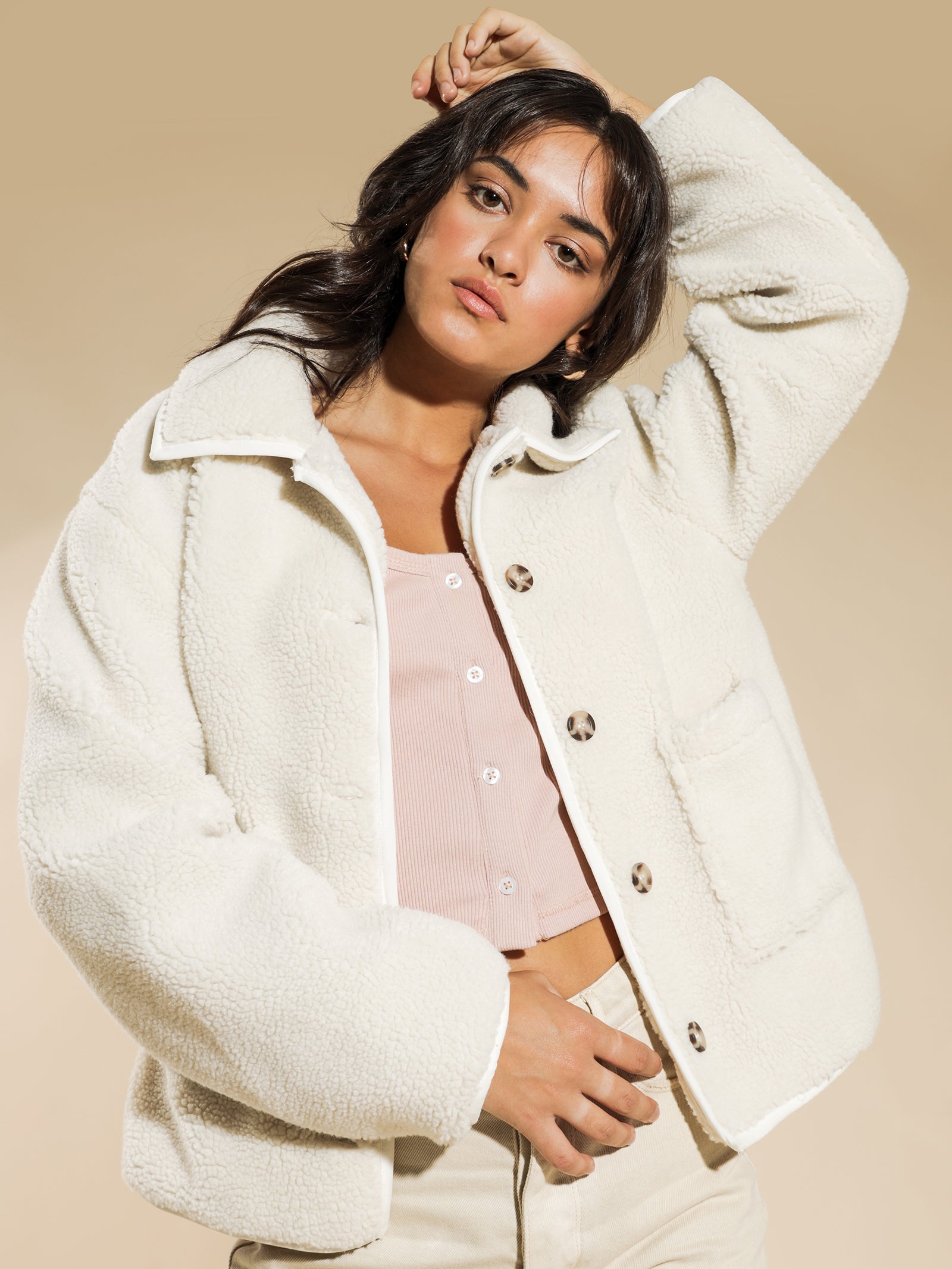 Graffiti Sherpa Coaches Jacket