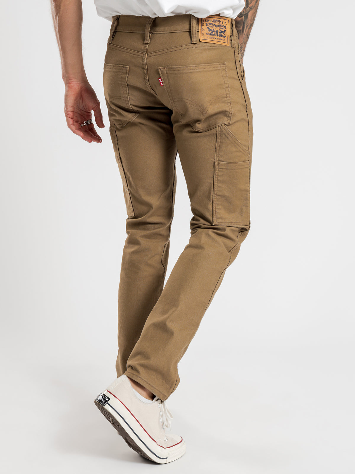 511™ Slim Fit Workwear Utility Pants in Ermine Canvas