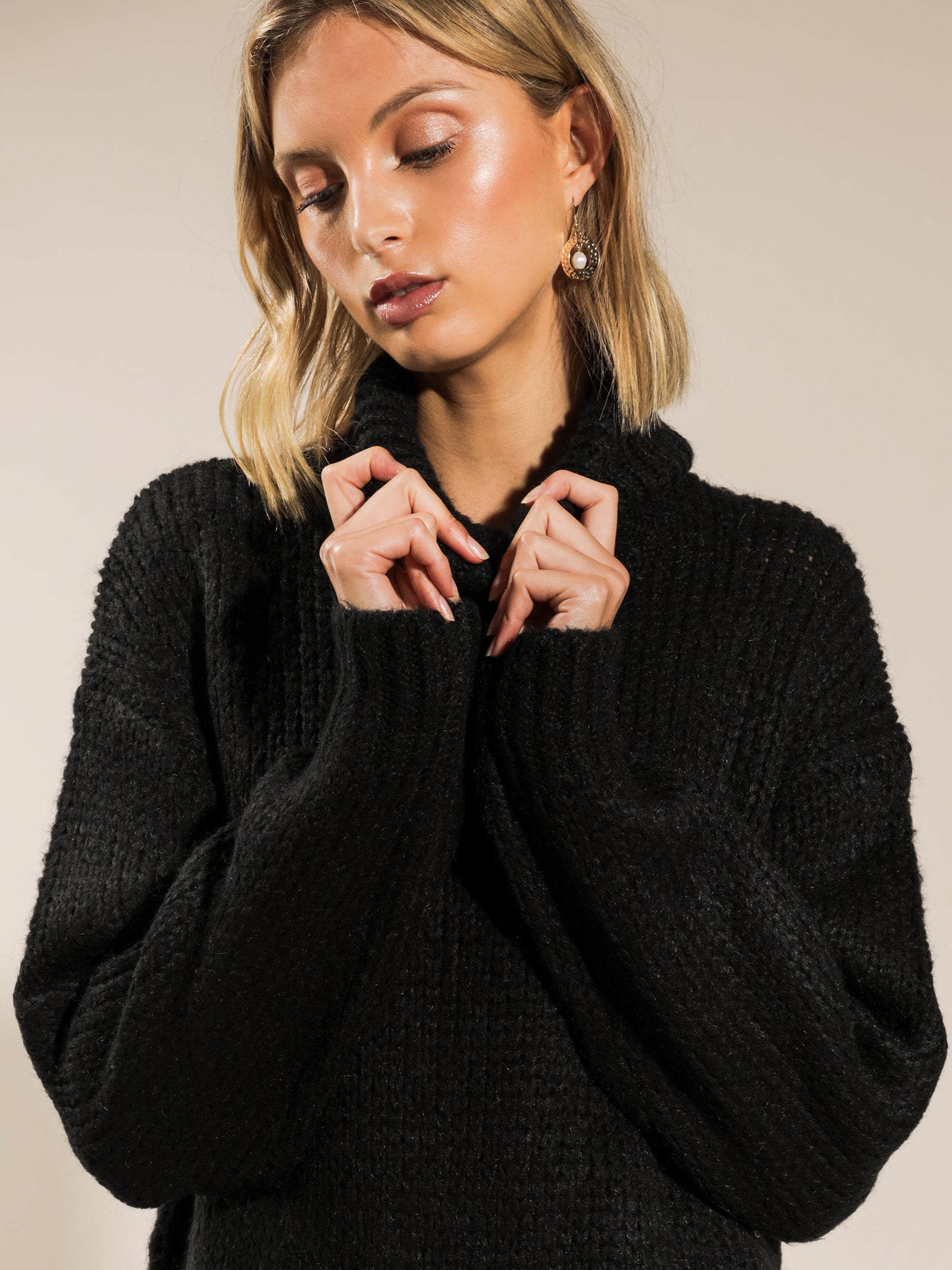 Hazel Roll Neck Jumper