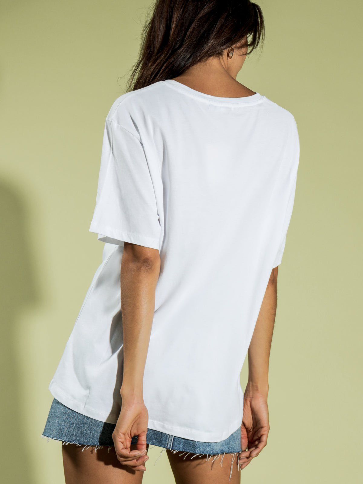Big Sur Oversized Boyfriend T-Shirt in White