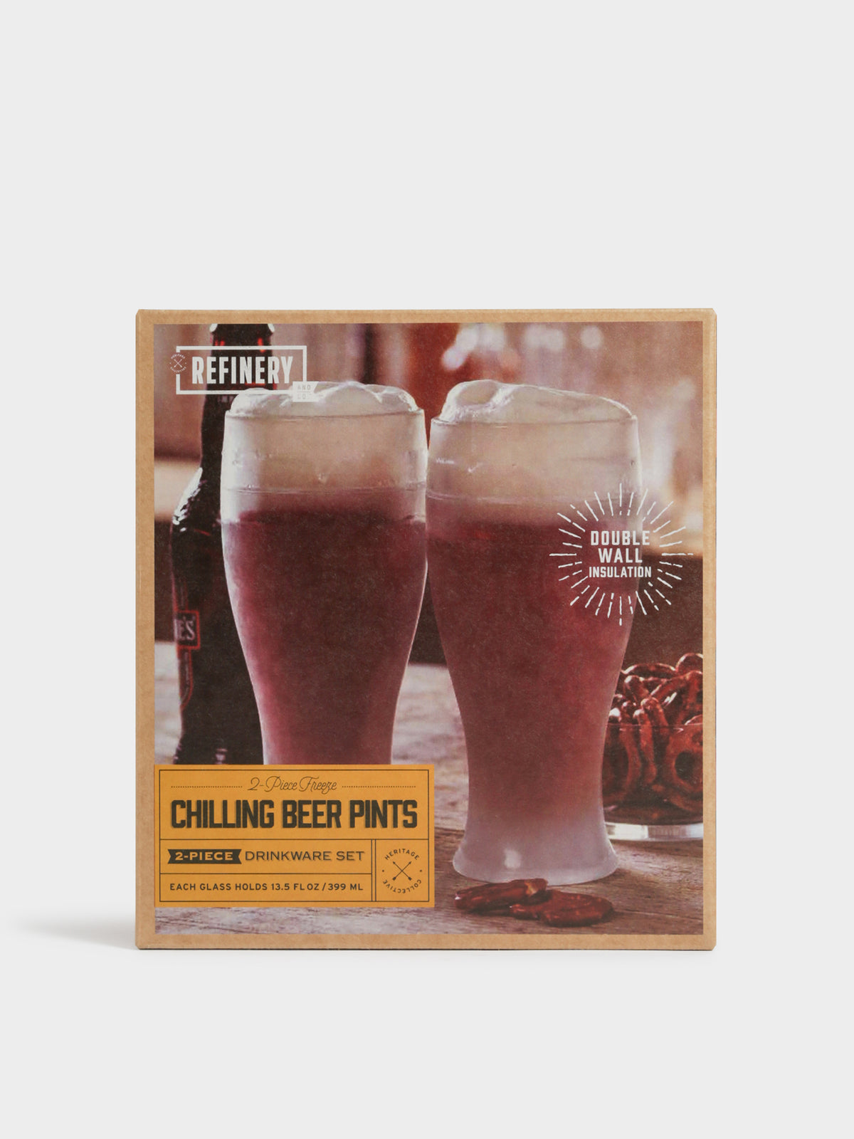 Chilling Beer Pints 2-Piece Drinkware Set