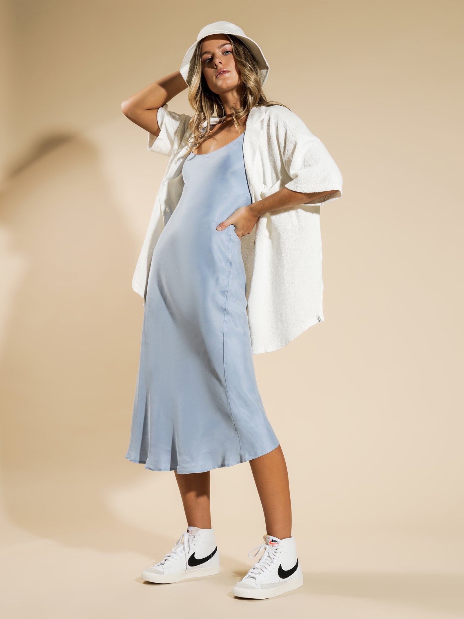 Ezra Linen Shirt Dress