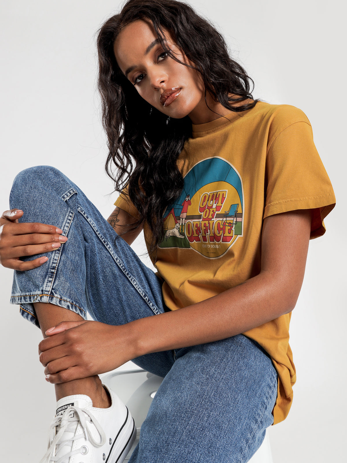 Camper Tina T-Shirt in Amber