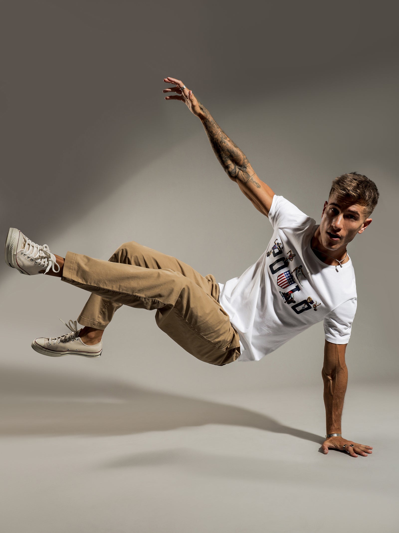 Athletic Print Logo T-Shirt