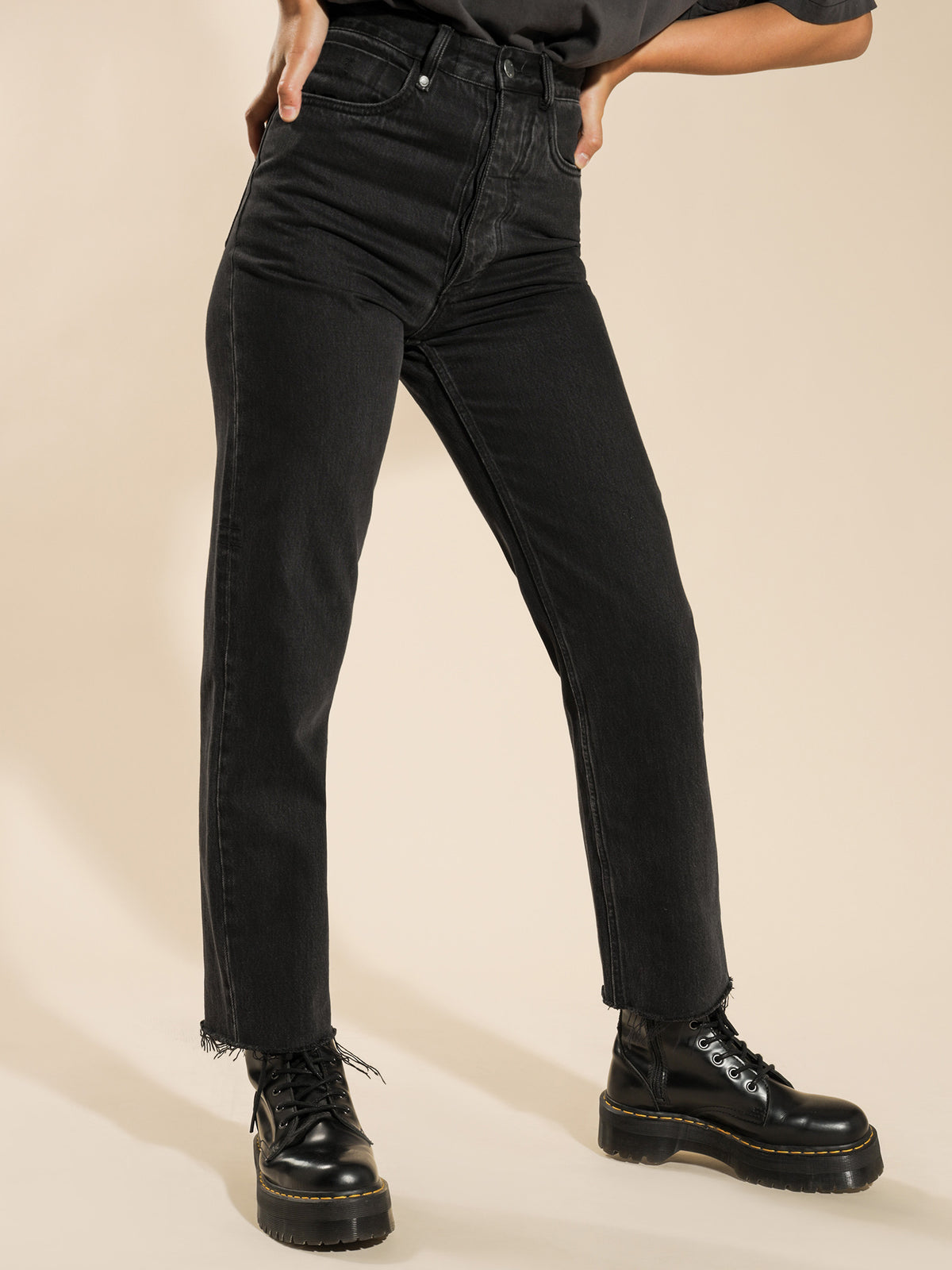 Paige Jeans in Black Rinse