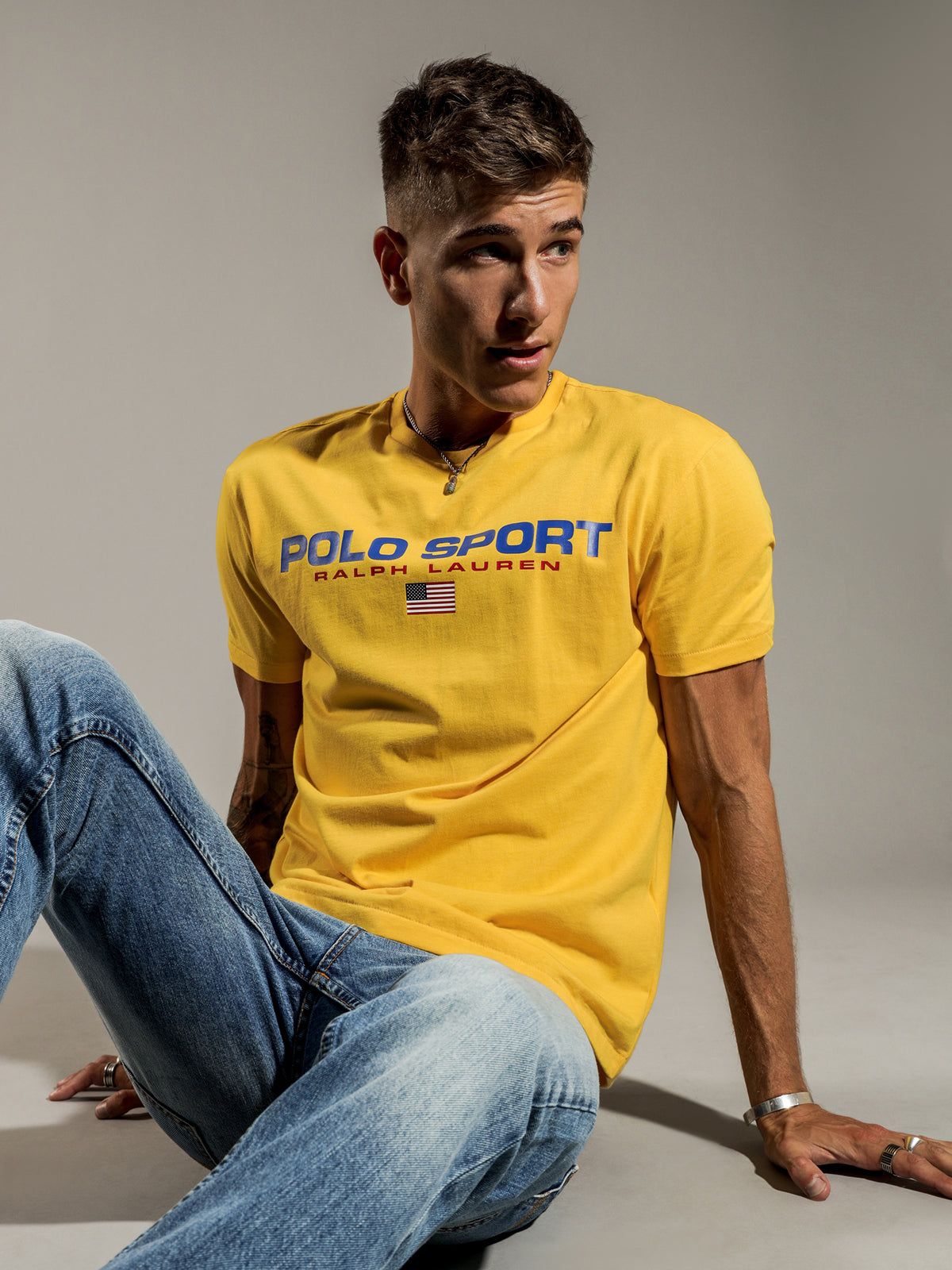 Classic Polo Sport T-Shirt in Yellow