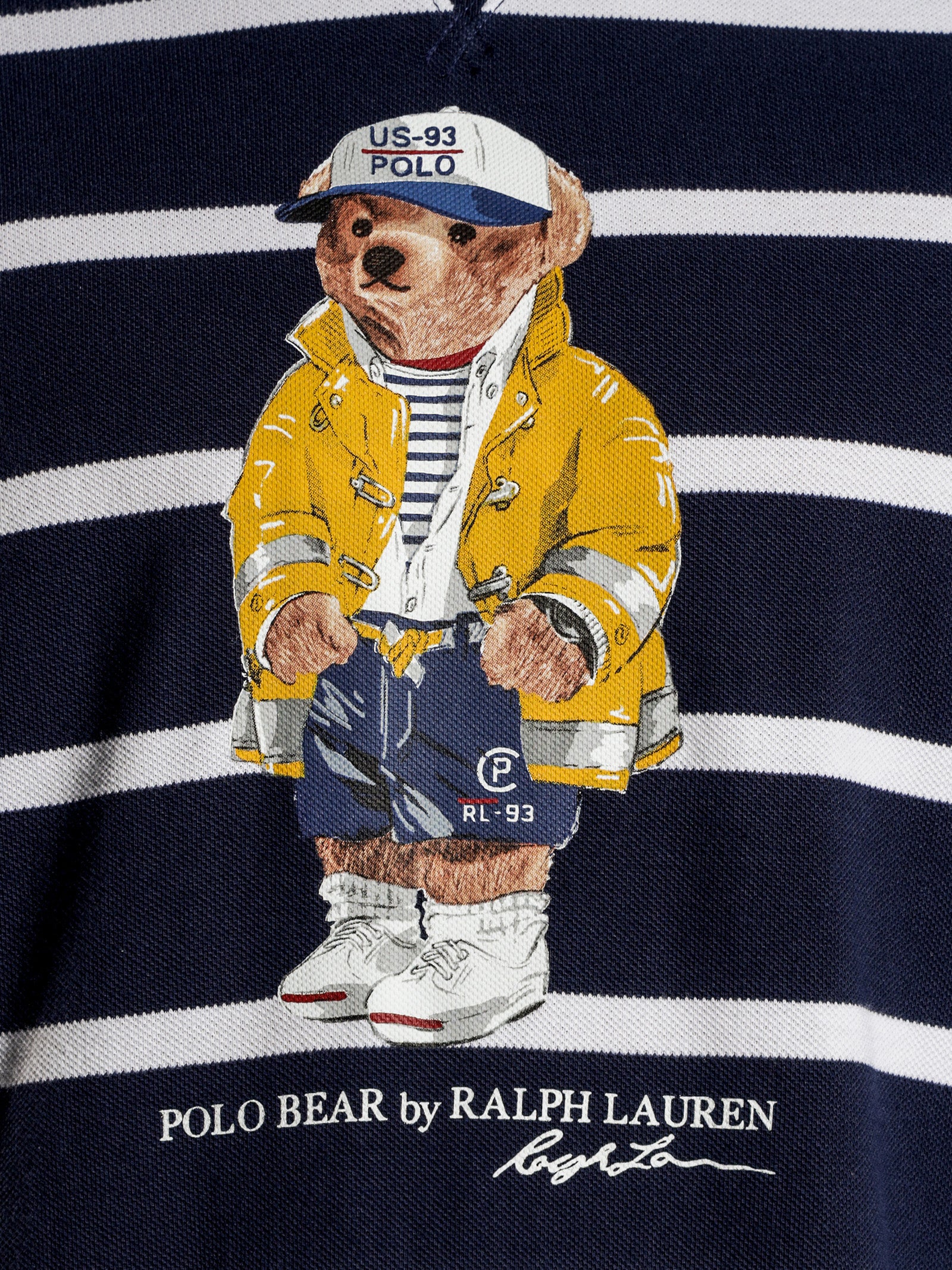 Bear Mesh Long Sleeve T-Shirt