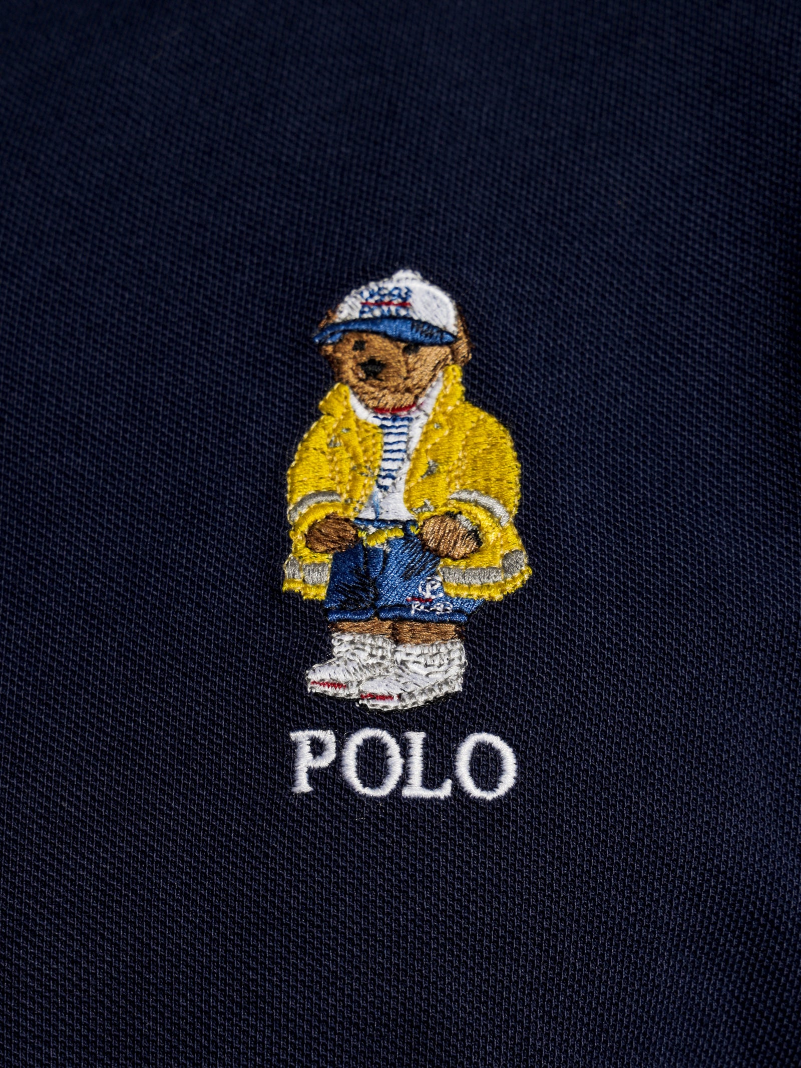 Teddy Embroidered Polo T-Shirt