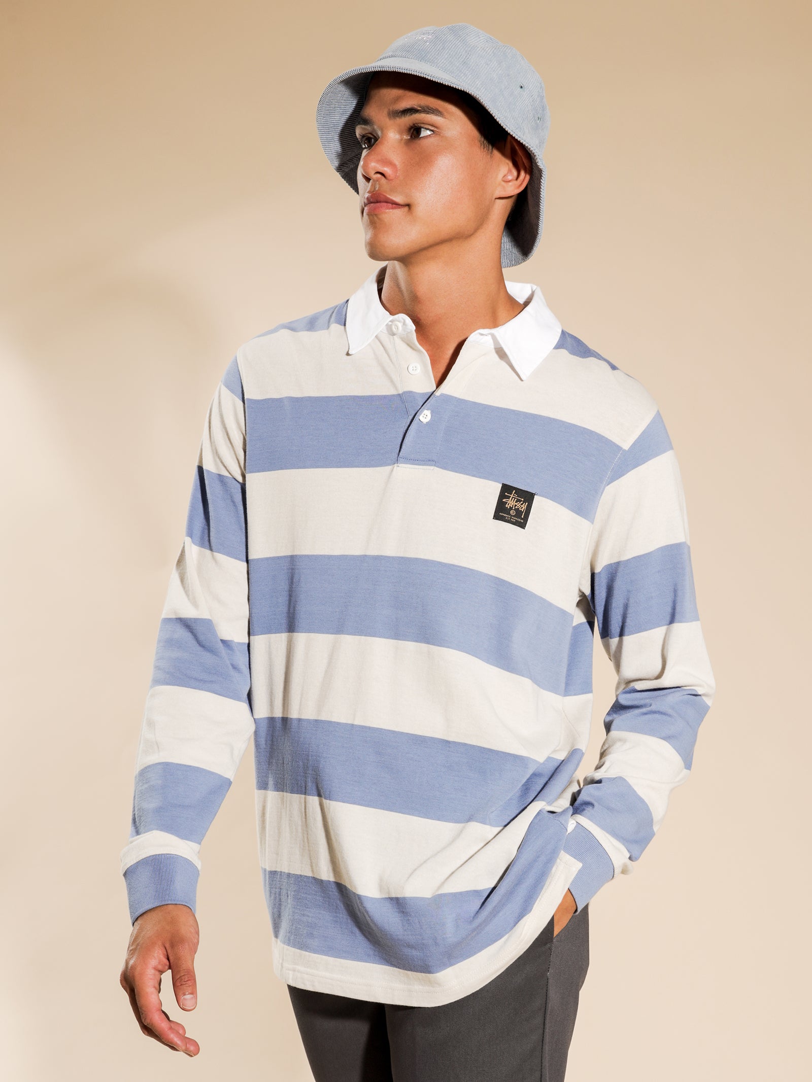 Block Stripe Rugby Long Sleeve