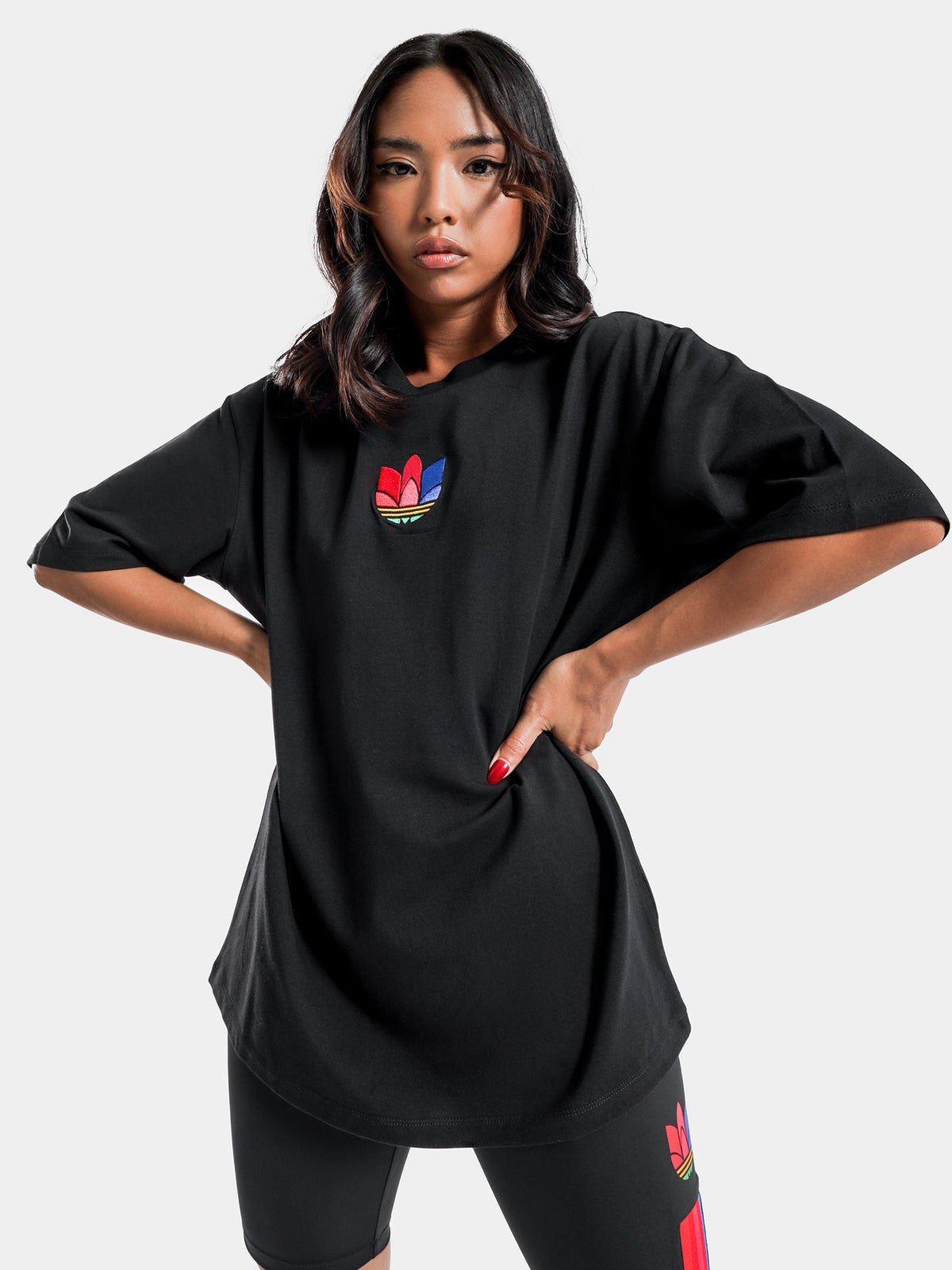 Adicolour 3D Trefoil T-Shirt in Black