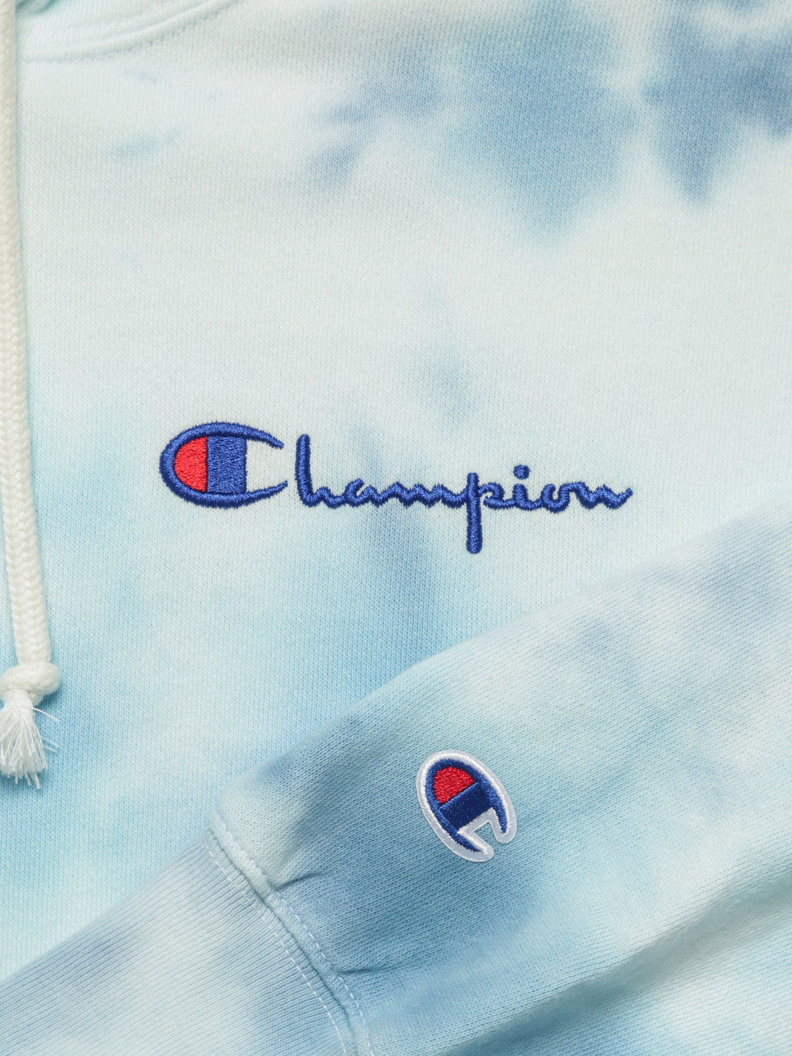 Champion Big Sky Dye Hoodie Blue Glue Store - Main Image