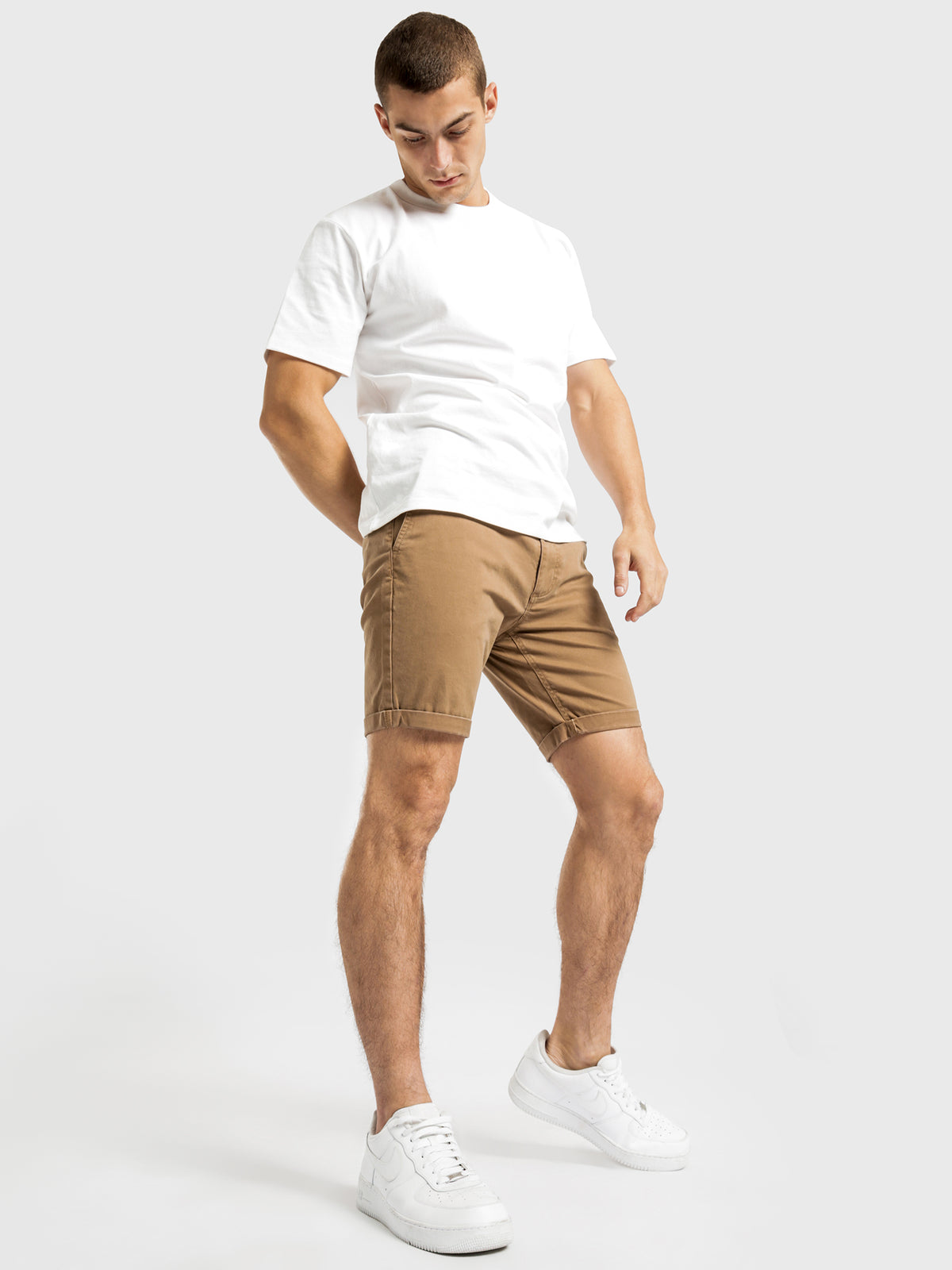 Hunter Chino Shorts in Tan