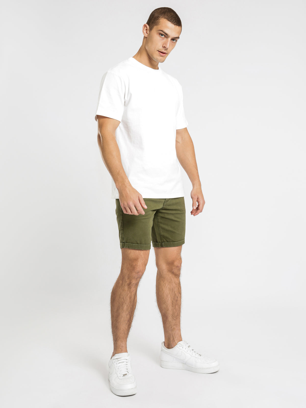 Hunter Chino Shorts in Olive
