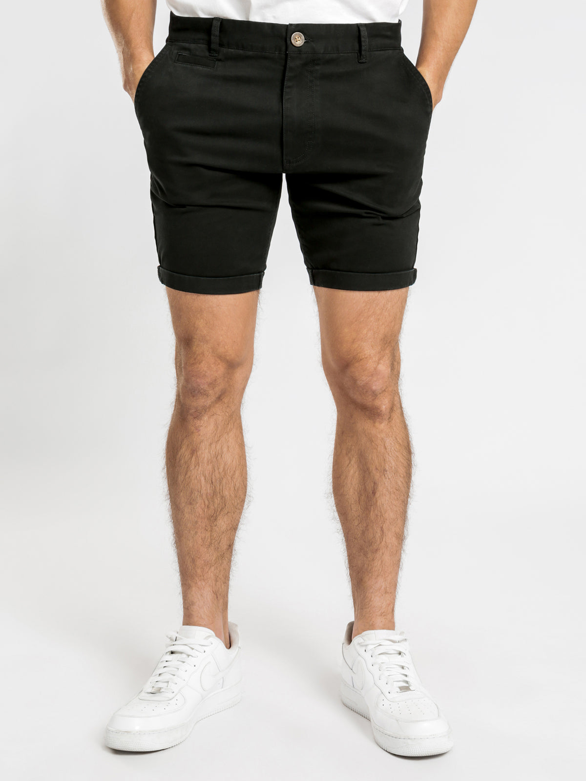 Hunter Chino Shorts in Black