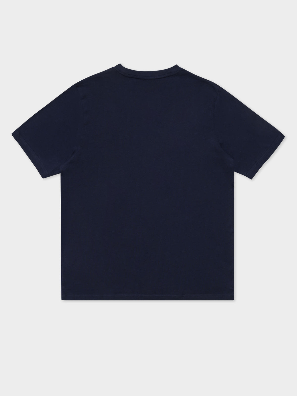 Logo Fleece Caferok T-Shirt in Navy