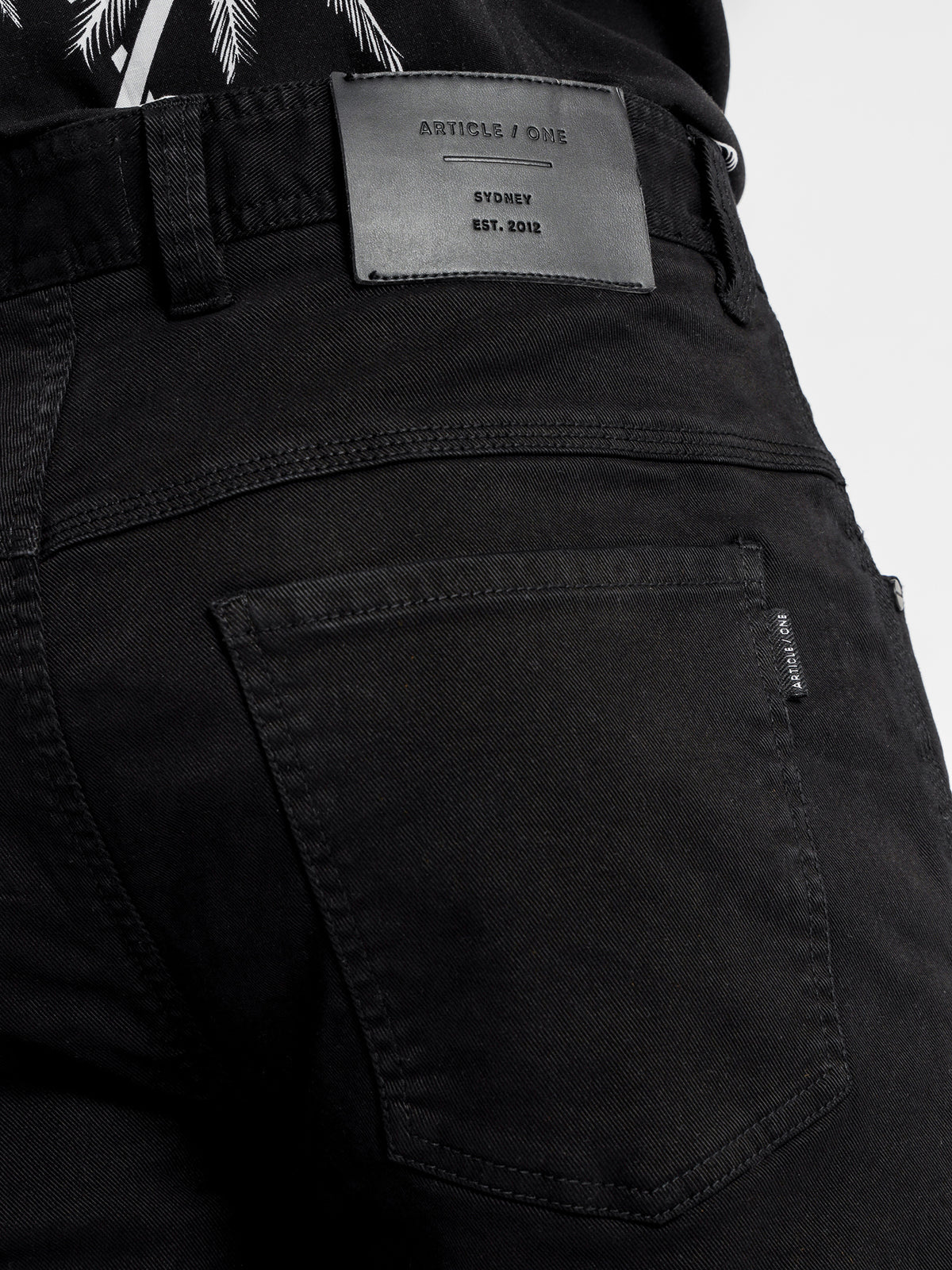 Dean 5 Pocket Shorts in Black