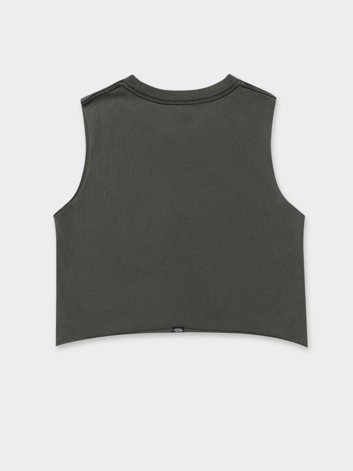 Thrills Rose Spirit Crop Muscle T-Shirt | Black