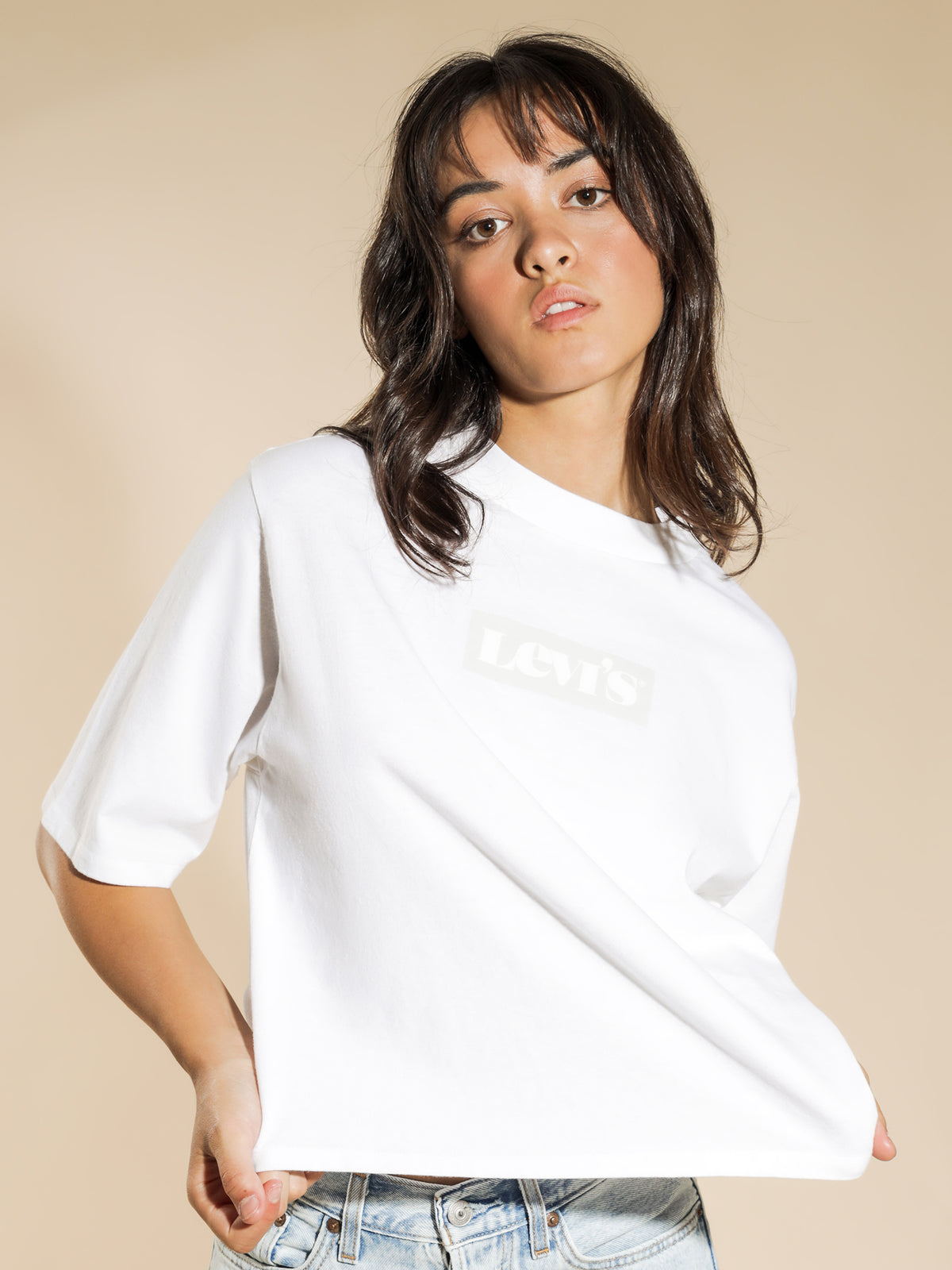 Boxy T-Shirt in White