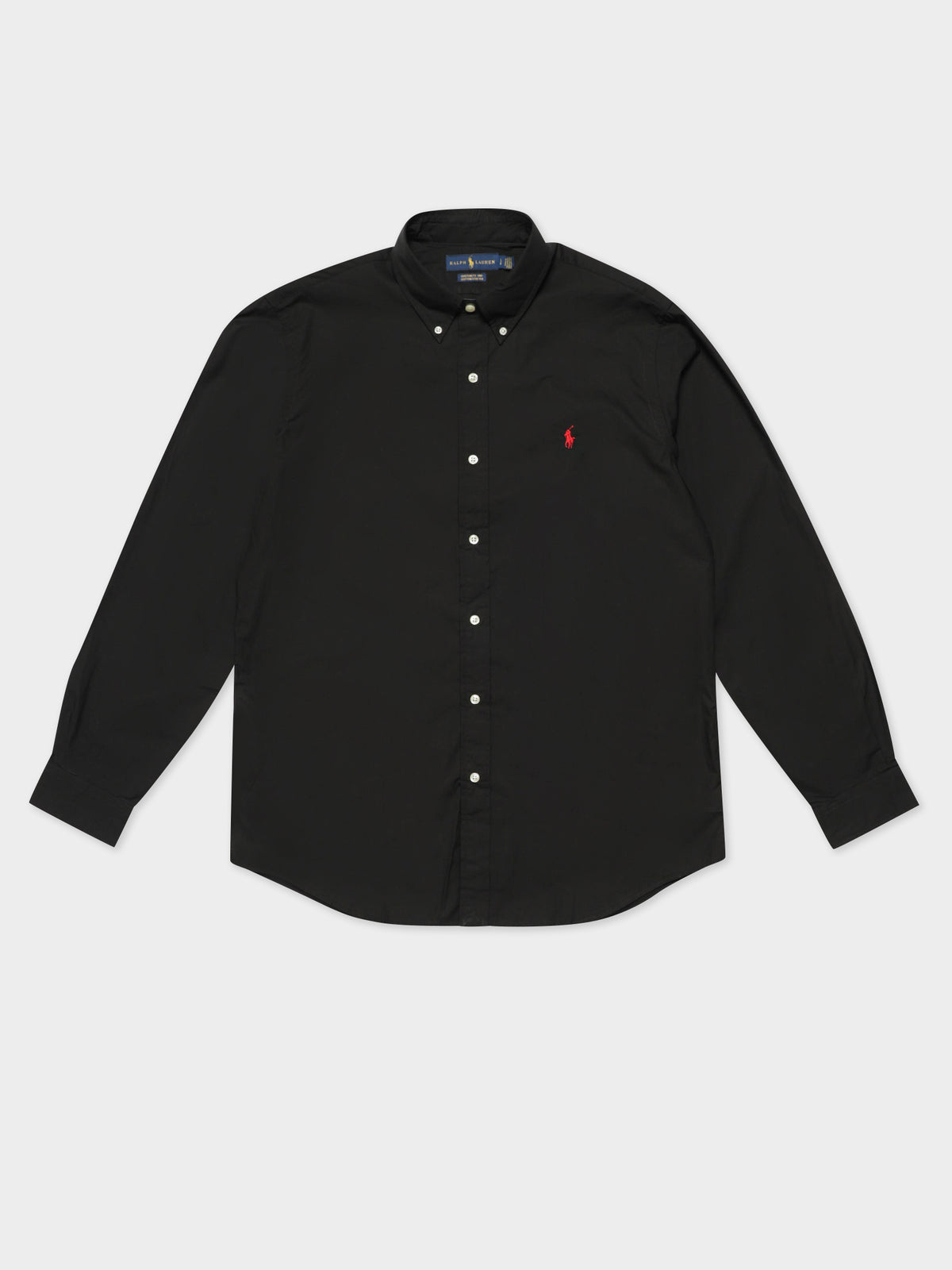 Polo Ralph Lauren Comfort Fit Natural Stretch Poplin Shirt | Black