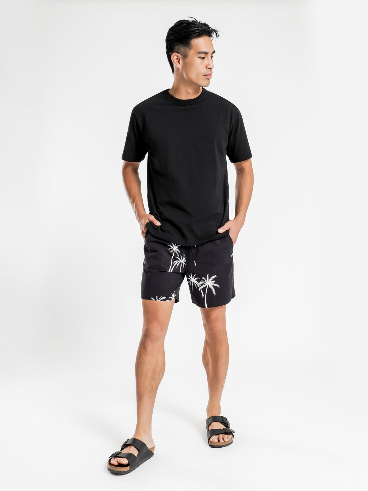 Vacation Mode Shorts in Black
