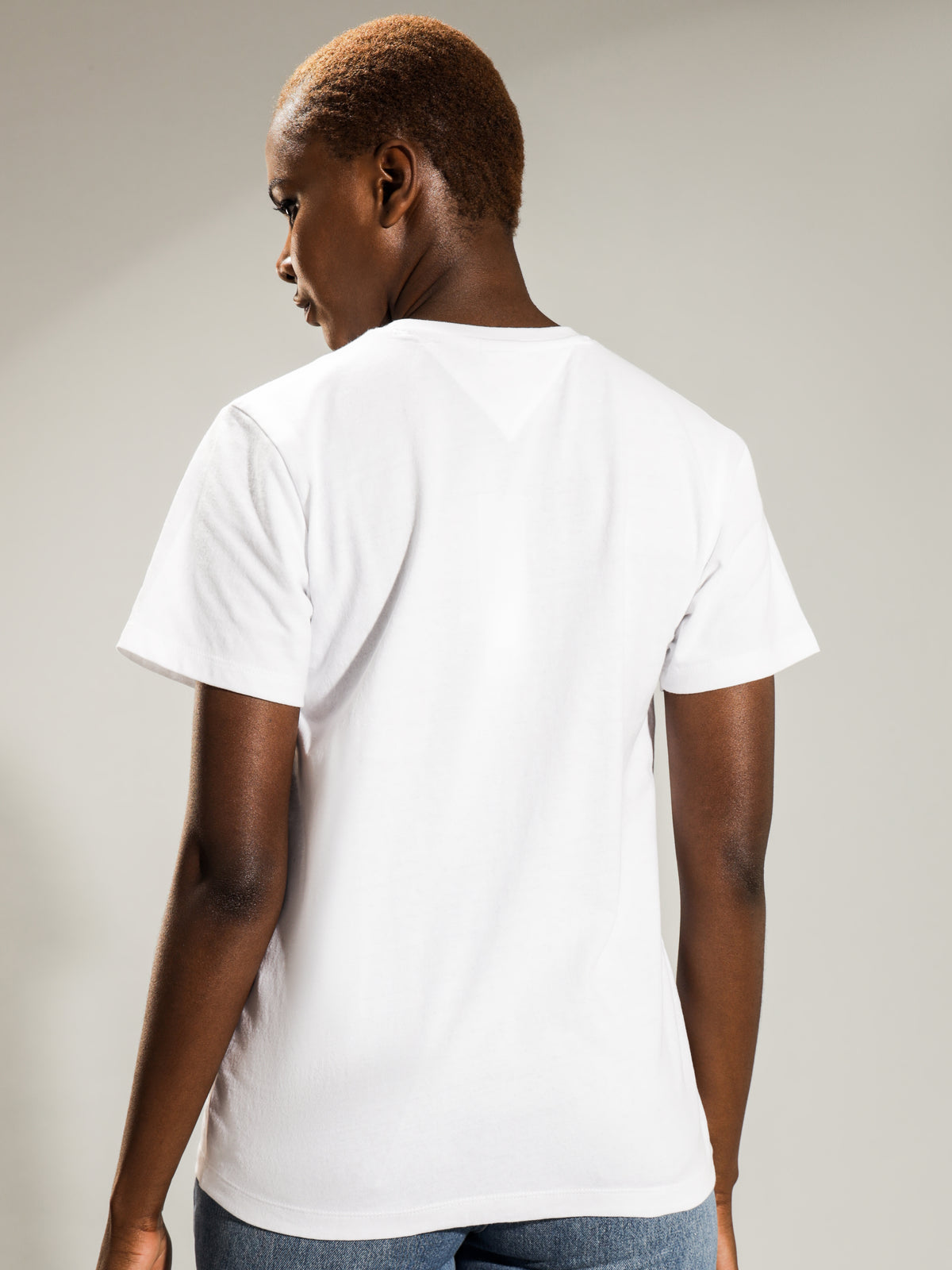 Collegiate Logo T-Shirt in White
