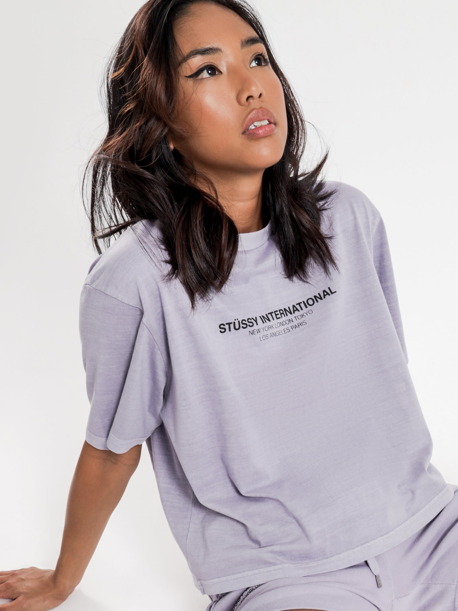Text Washed Oversized T-Shirt