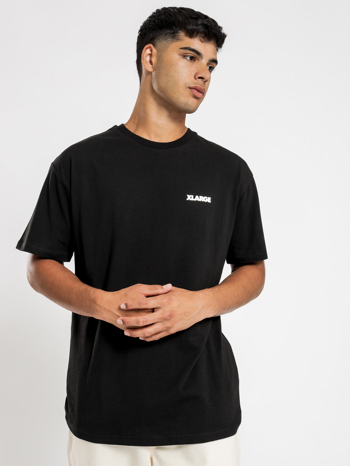 91 Text T-Shirt in Black