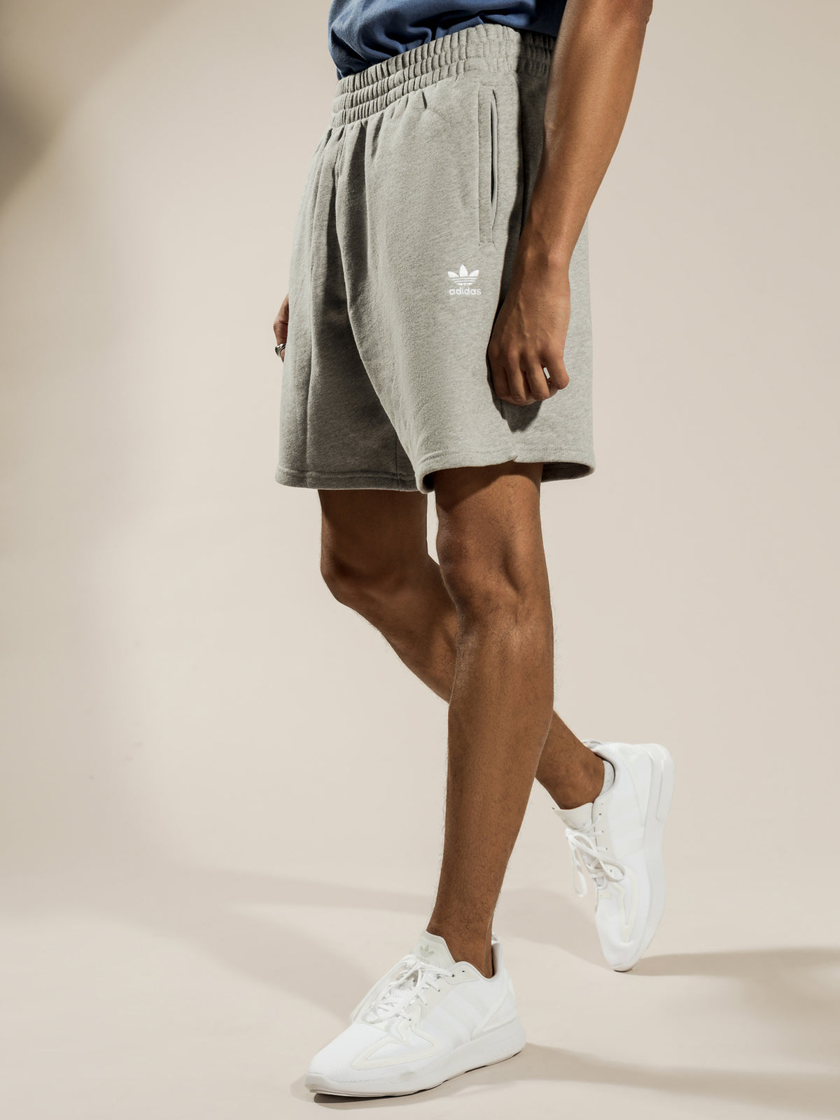 Essentials Shorts in Medium Grey Heather