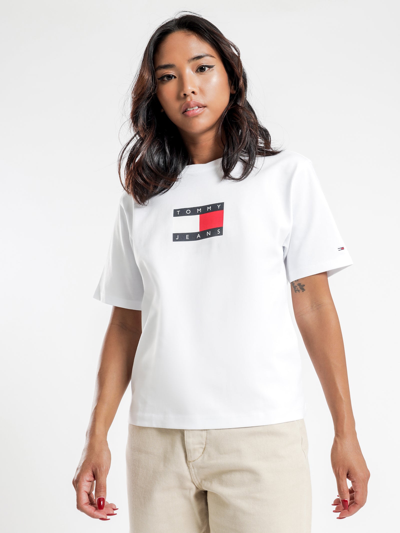 Tommy Flag Short Sleeve T-Shirt