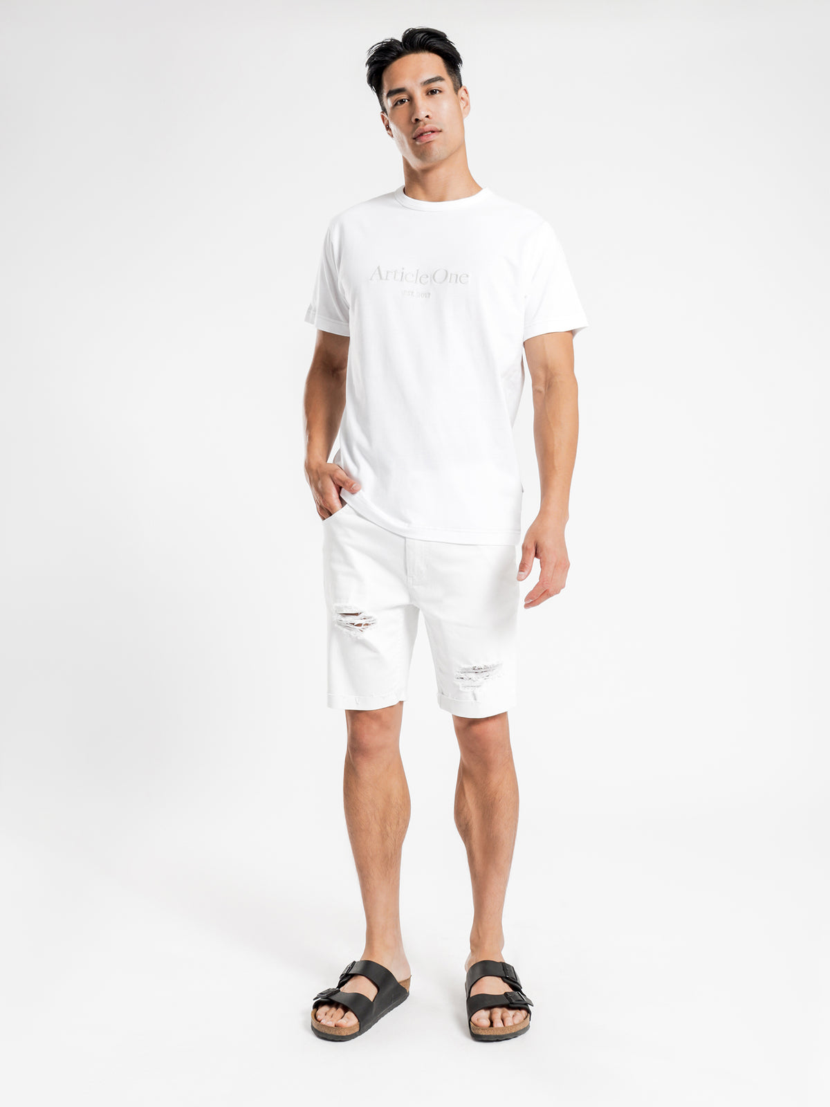 Article One Heritage Logo T-Shirt | White