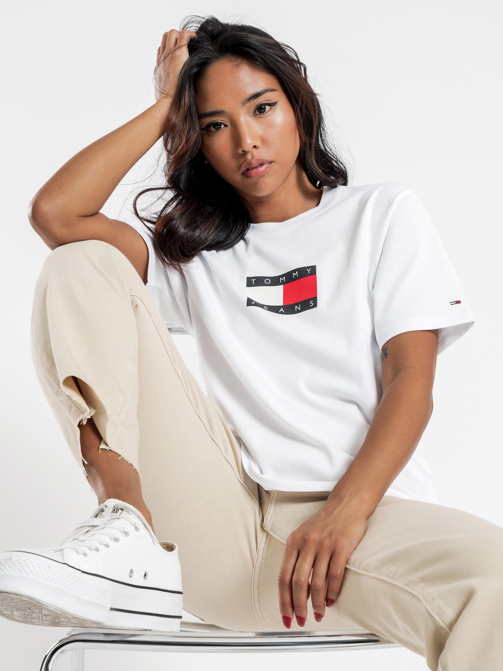 Tommy Flag Short Sleeve T-Shirt