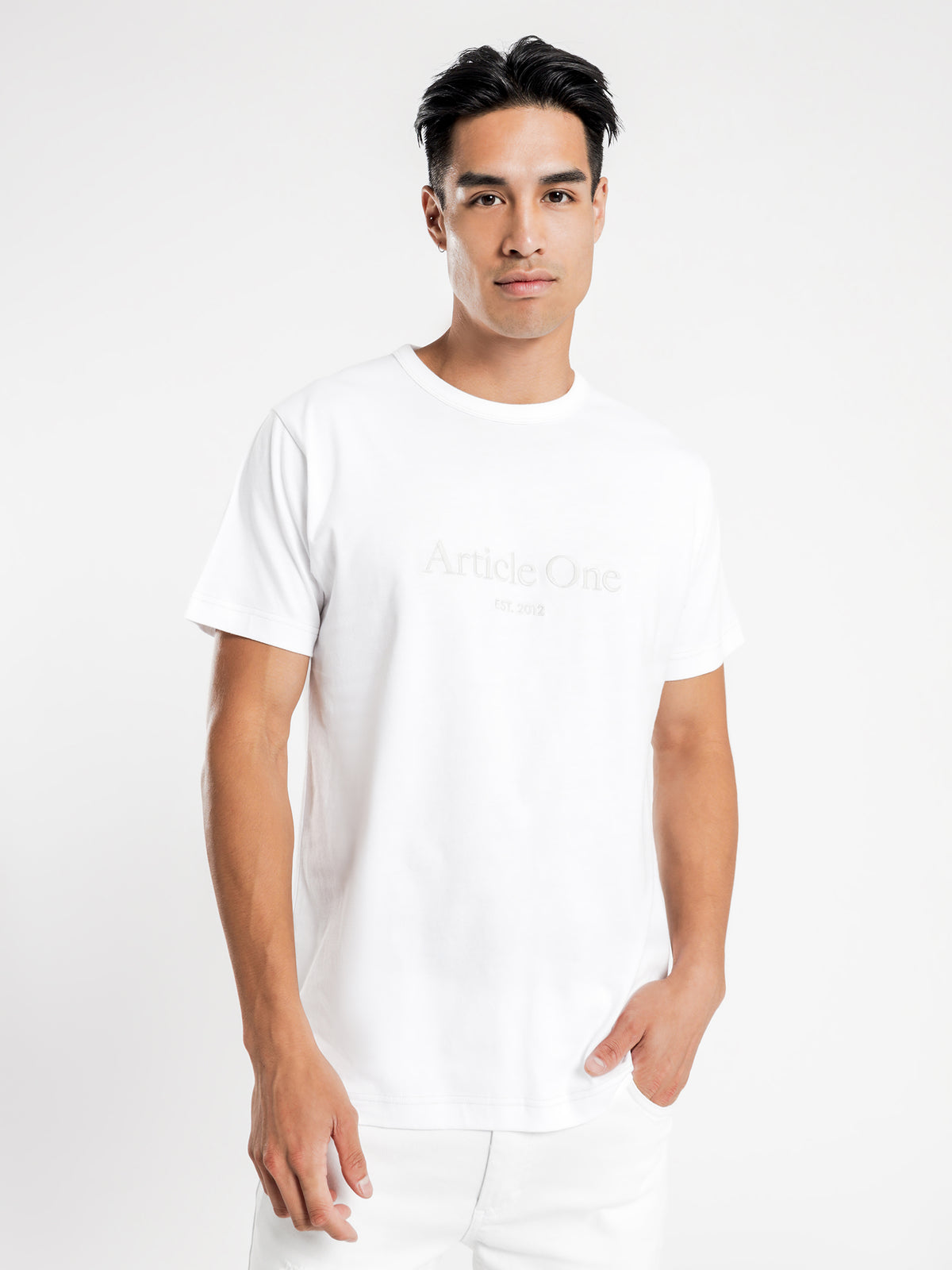 Article One Heritage Logo T-Shirt | White