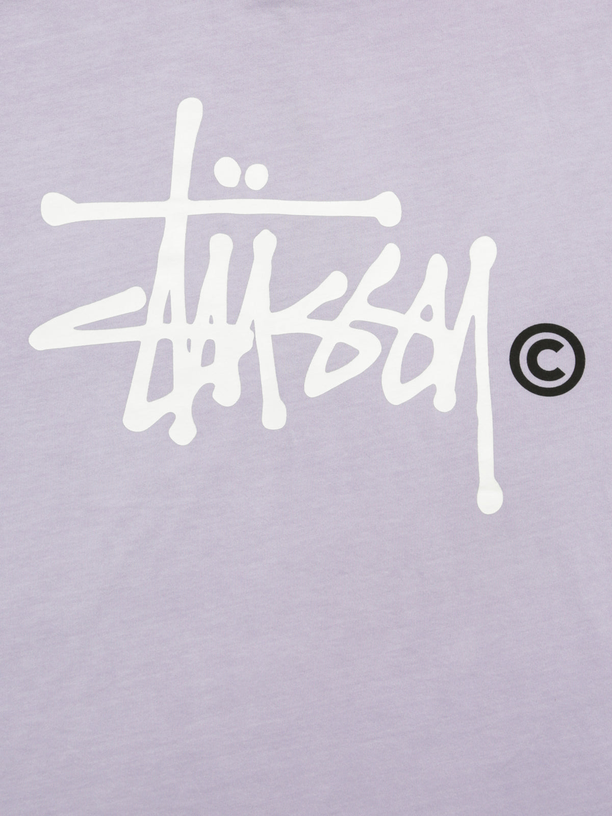 Graffiti Pigment Relaxed T-Shirt in Lilac