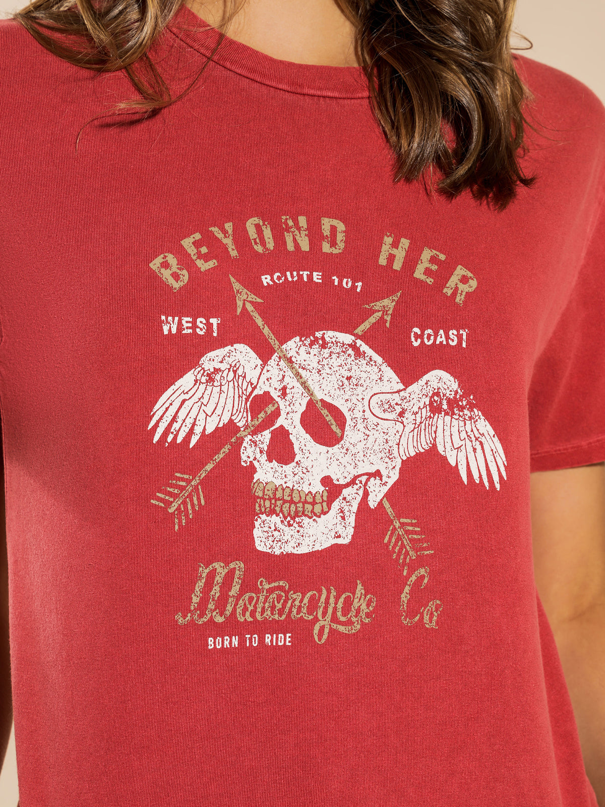 Beyond Motorcycles T-Shirt in Red