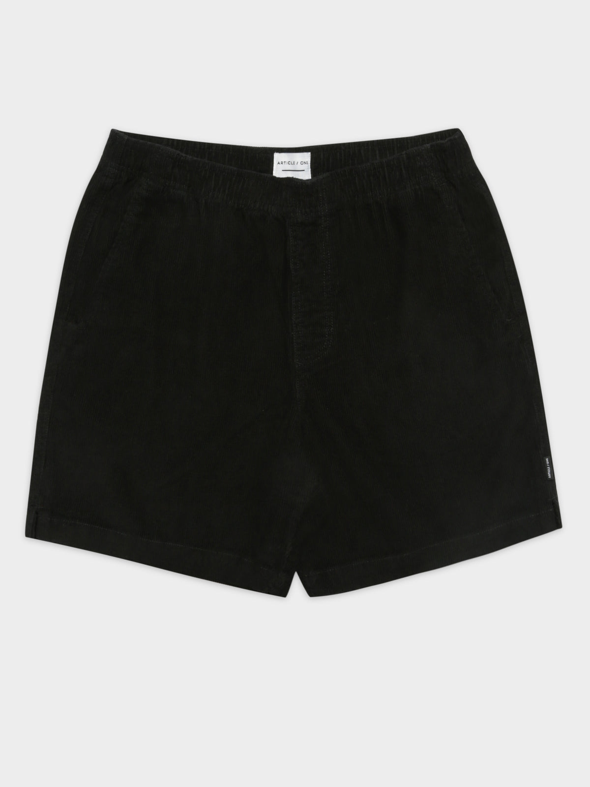 Jaxon Cord Shorts in Black