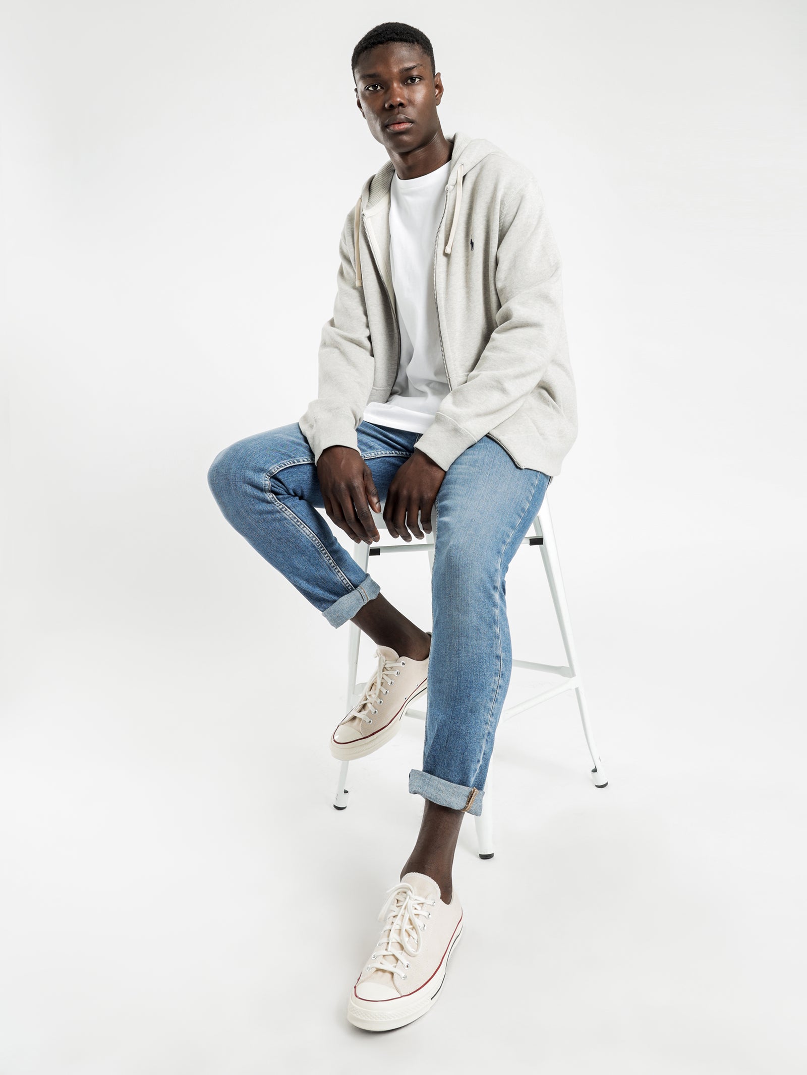 Classic Full Zip Hooded Fleece Jacket