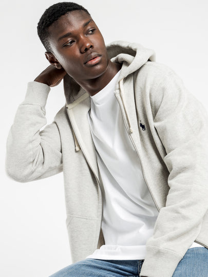 Classic Full Zip Hooded Fleece Jacket