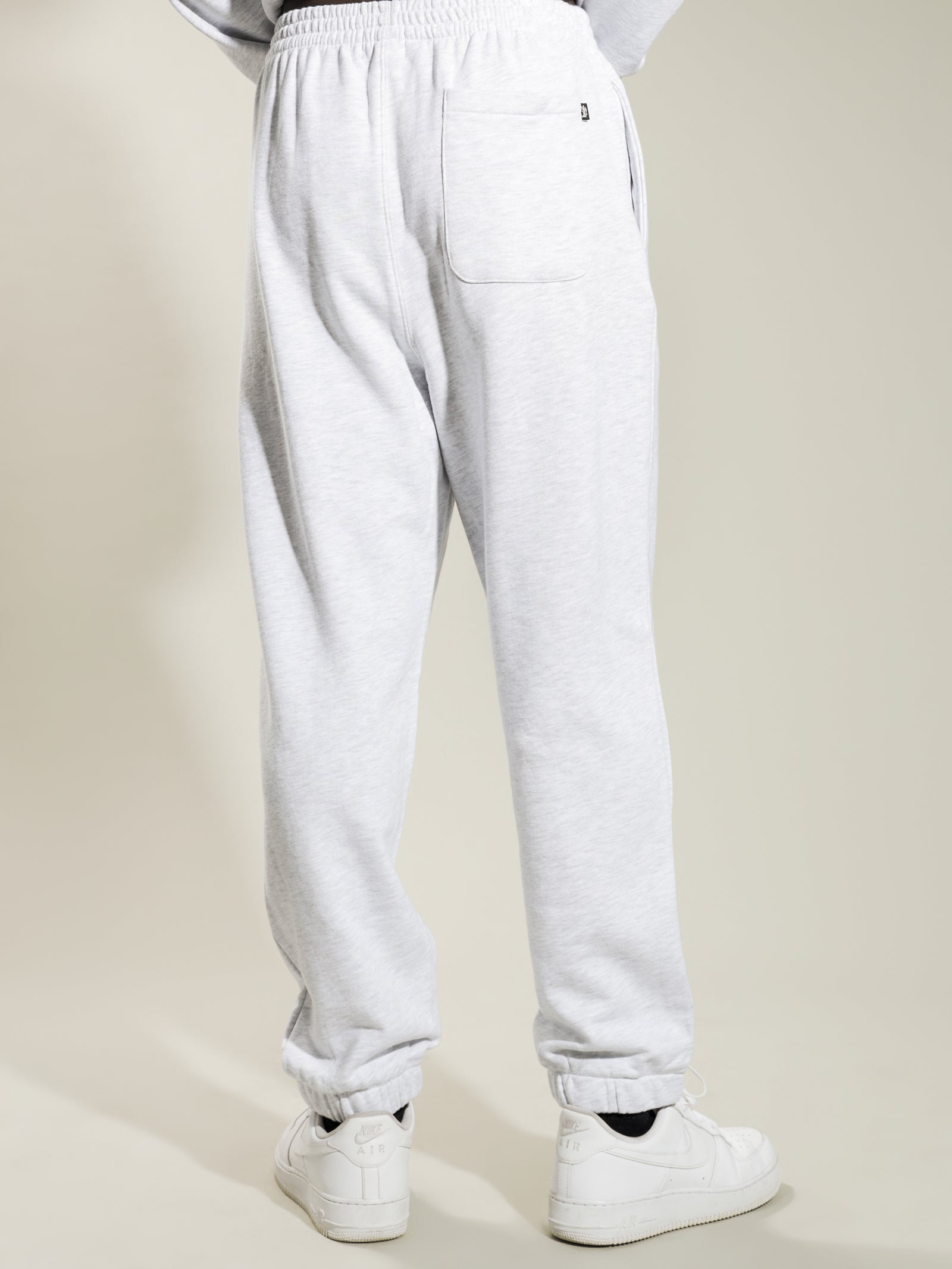 Text Fleece Trackpants