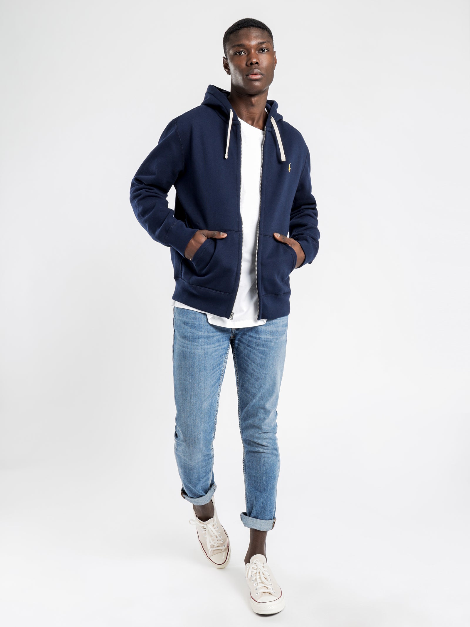 Classic Full Zip Hooded Fleece Jacket