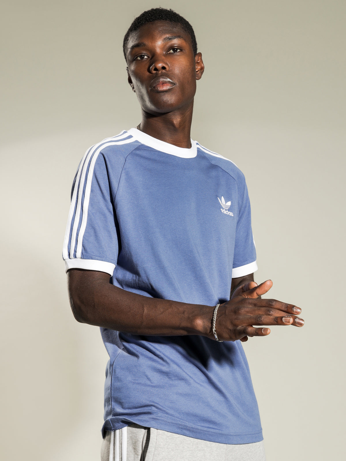 3 Stripes T-Shirt in Blue