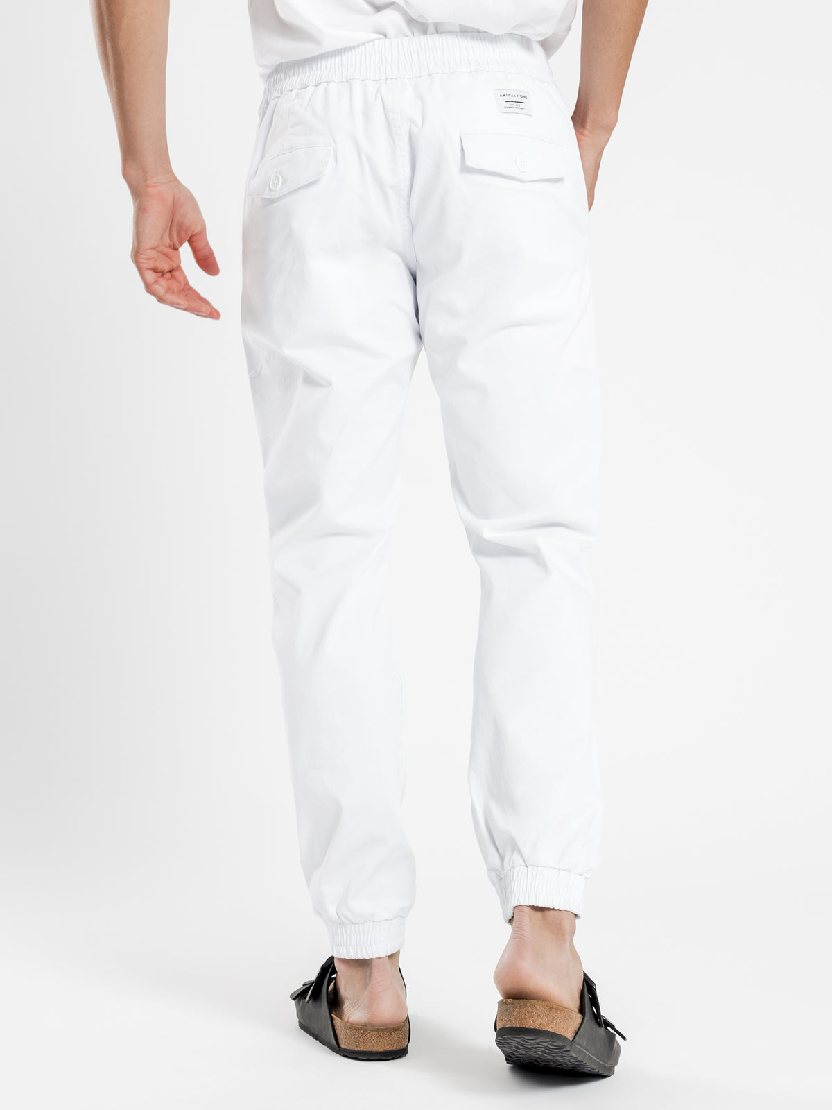 Boden Jogger Pants in White